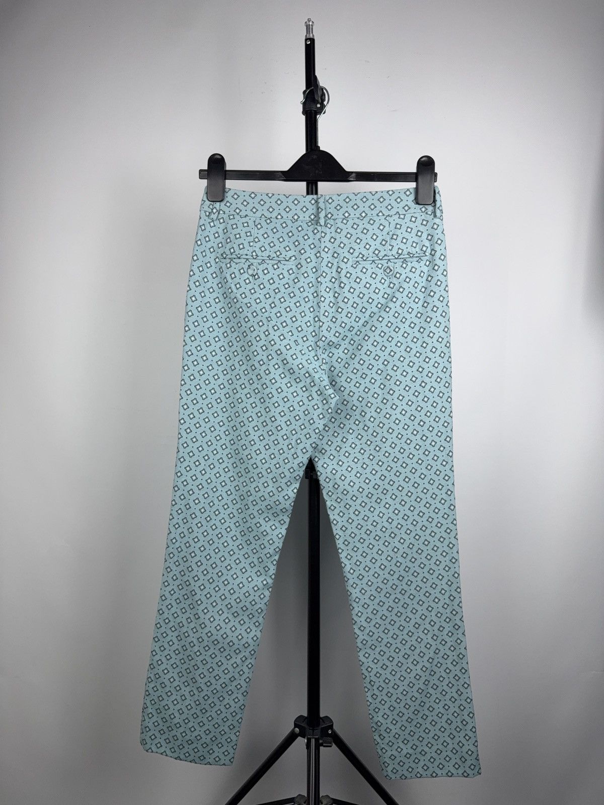 Weekend Max Mara Max Mara Weekend Cigarette Pants Pattern Blue 38 Size 27" / US 4 / IT 40 - 8 Thumbnail