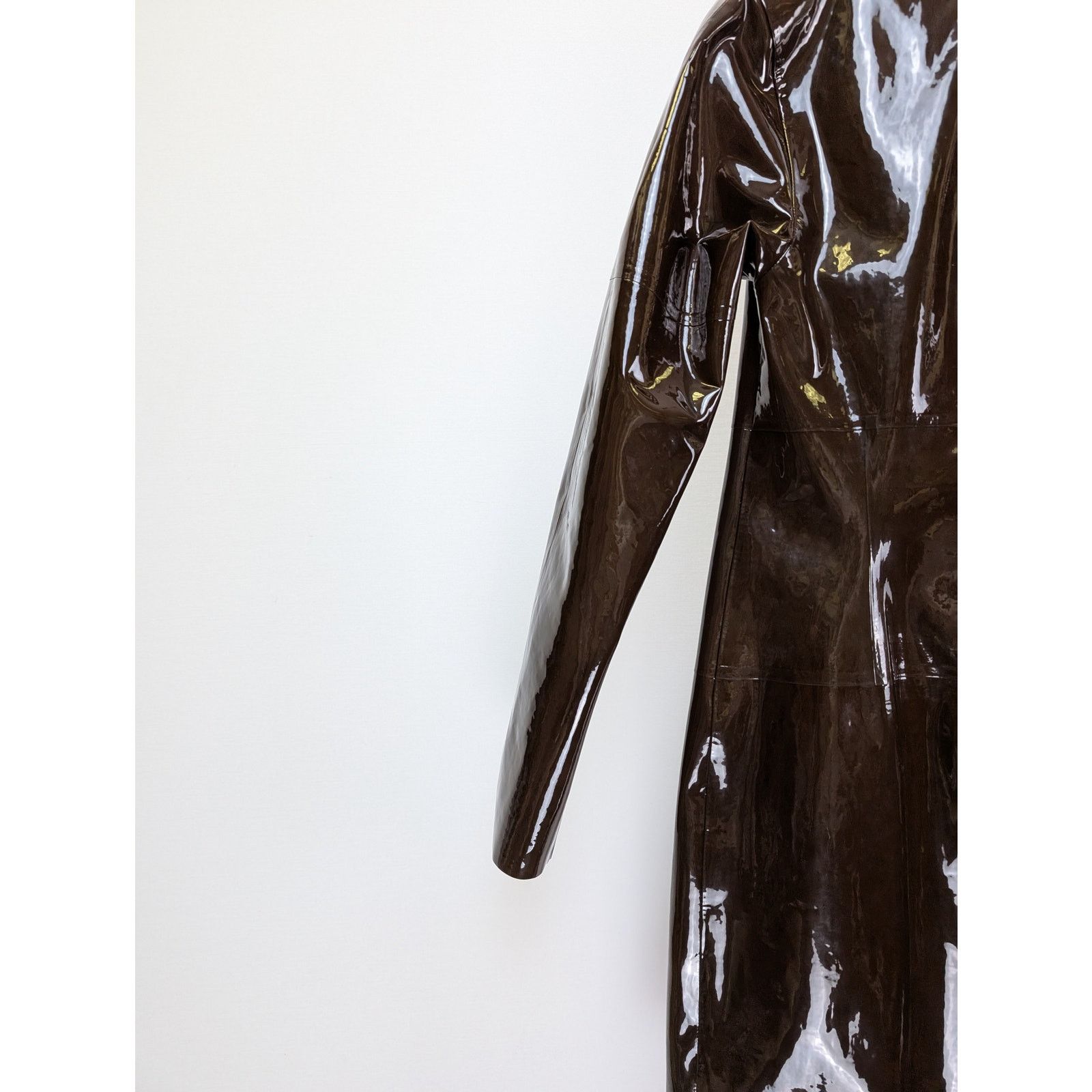 Bottega Veneta o1rshd1 Patent Stretch Leather Dress in Fondant Size XS / US 0-2 / IT 36-38 - 10 Thumbnail