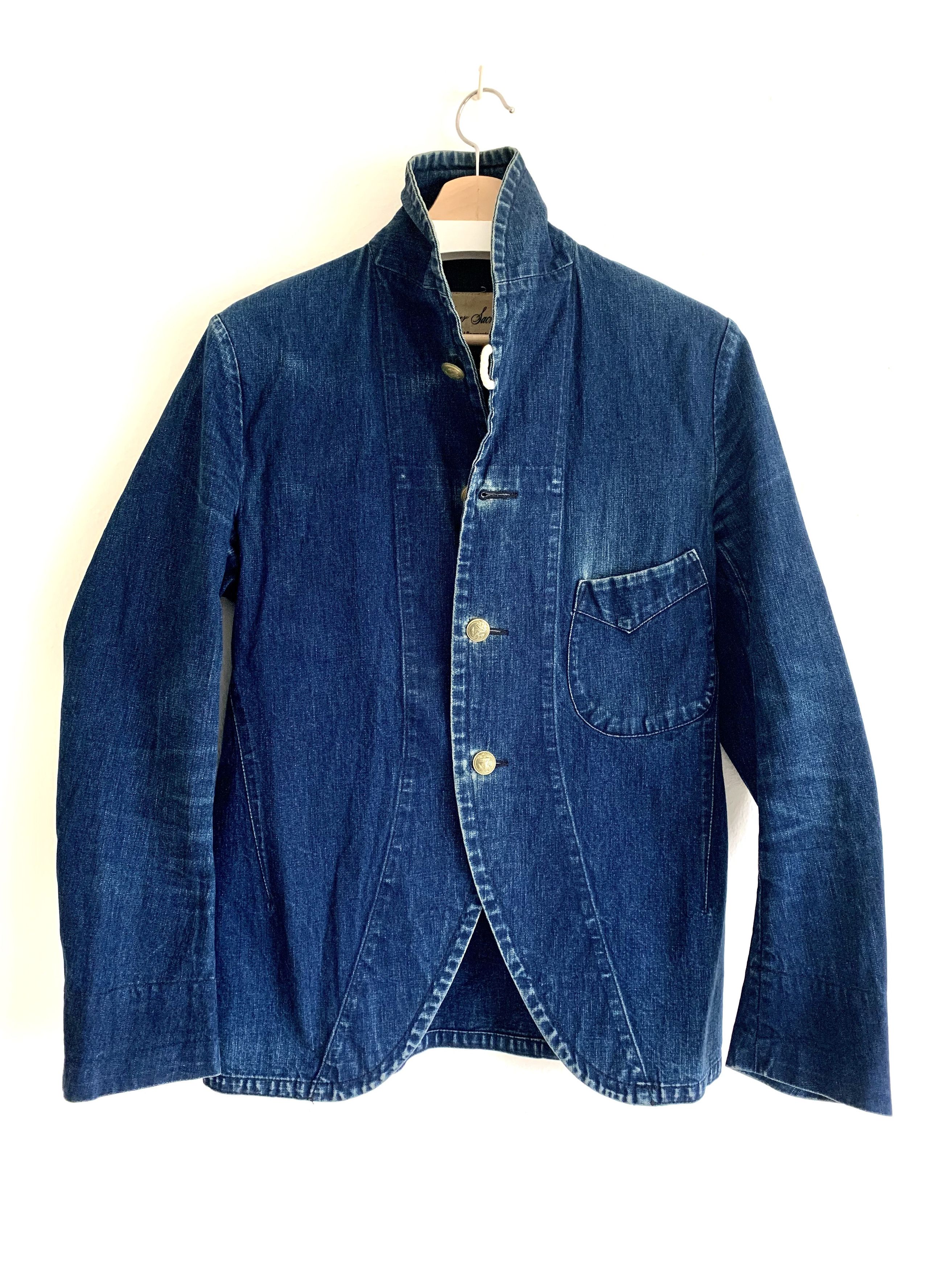 Haversack Japanese Indigo Denim blazer Size 38S - 3 Thumbnail