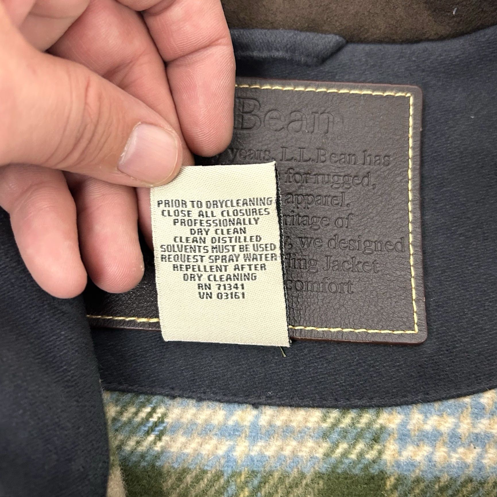 Vintage VINTAGE LL Bean Gore Tex Snap Button Quilted Insulated Wool Lined Zip Jacket Womens XL Size XL / US 12-14 / IT 48-50 - 6 Thumbnail