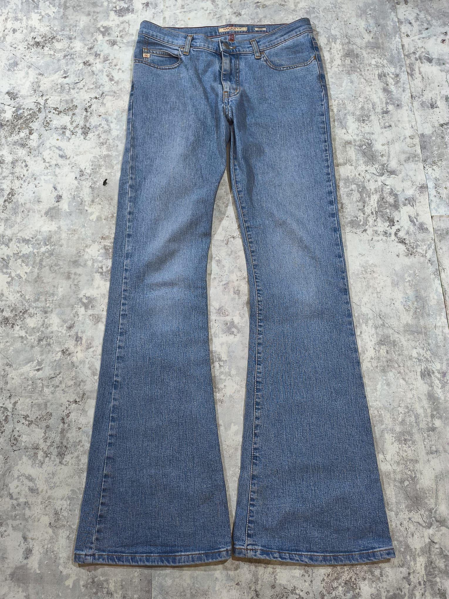 Miss Sixty VINTAGE MISS SIXTY FLARE JEANS BOOTCUT GRUNGE Size 30" / US 8 / IT 44 - 3 Thumbnail