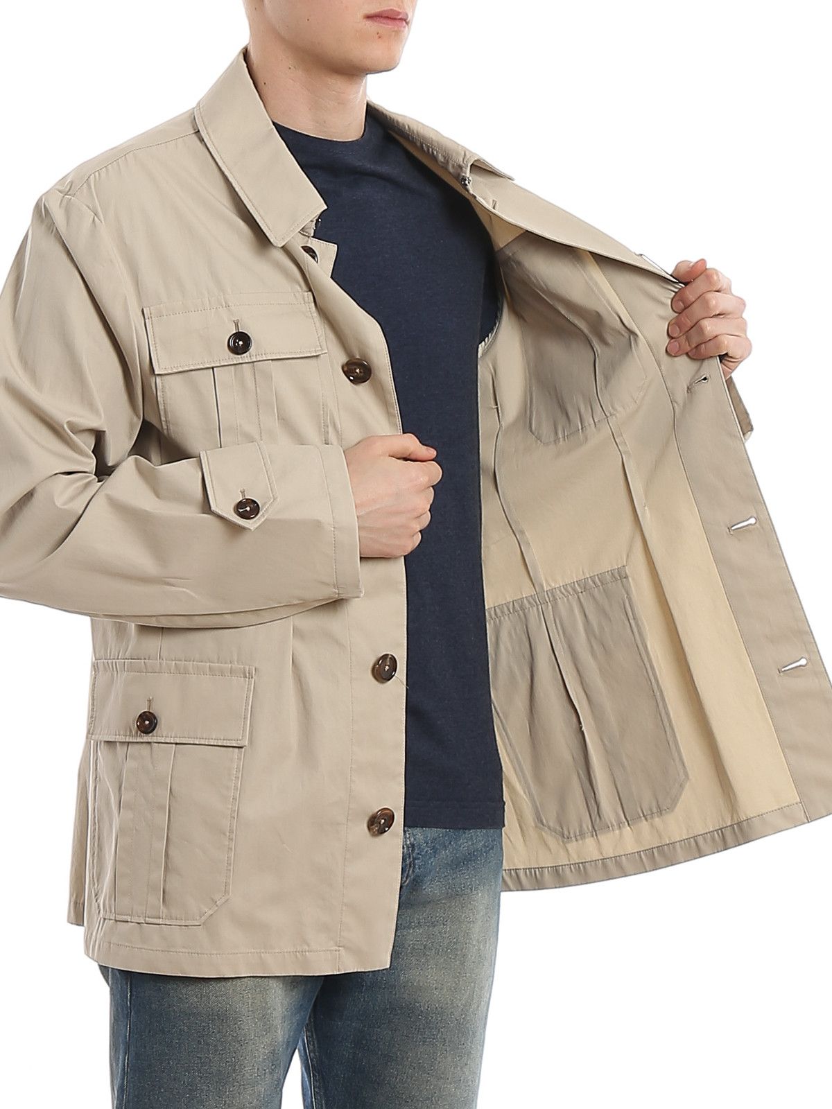 Dolce & Gabbana o1y0125 Jacket in Beige Size US M / EU 48-50 / 2 - 5 Thumbnail