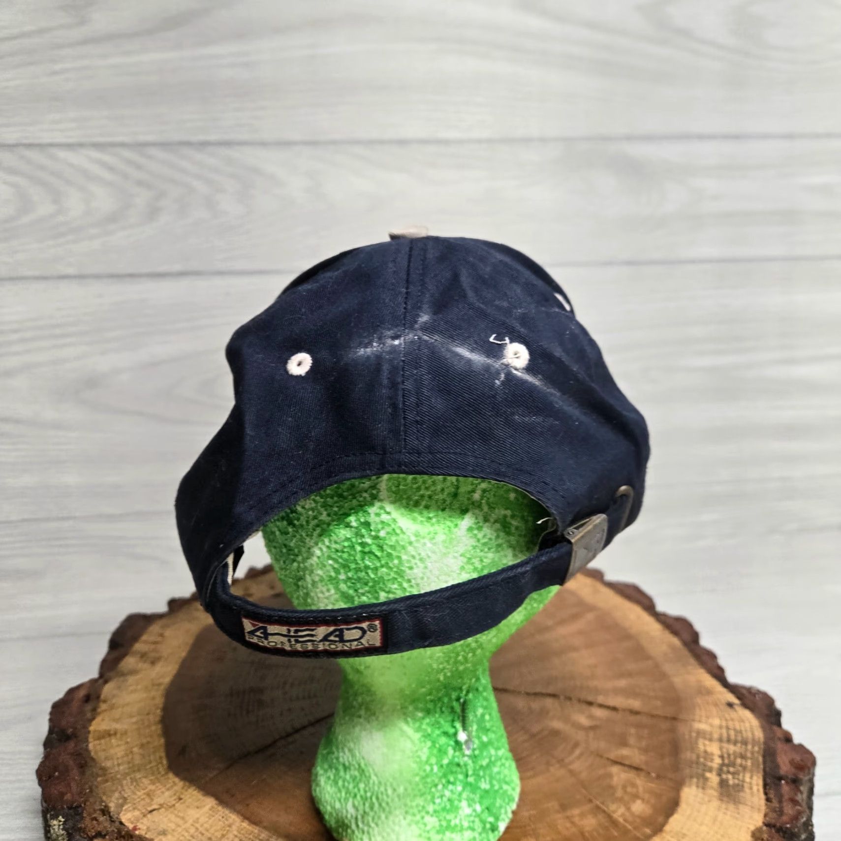 Vintage VINTAGE Charlottesville Hat Baseball Cap Cotton Blue One Size Men Adult Blue Trendy Cotton Baseball Cap Strapback Virginia VA Size ONE SIZE - 3 Thumbnail