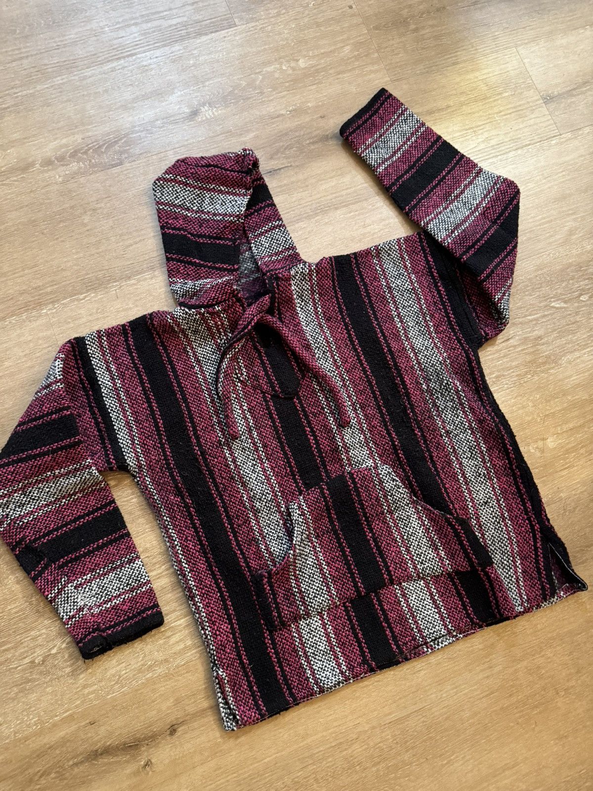 Heimat Textil Vintage 90s Mexican Drug Rug KAPITAL Style The Dude Pullover Size US M / EU 48-50 / 2 - 5 Thumbnail