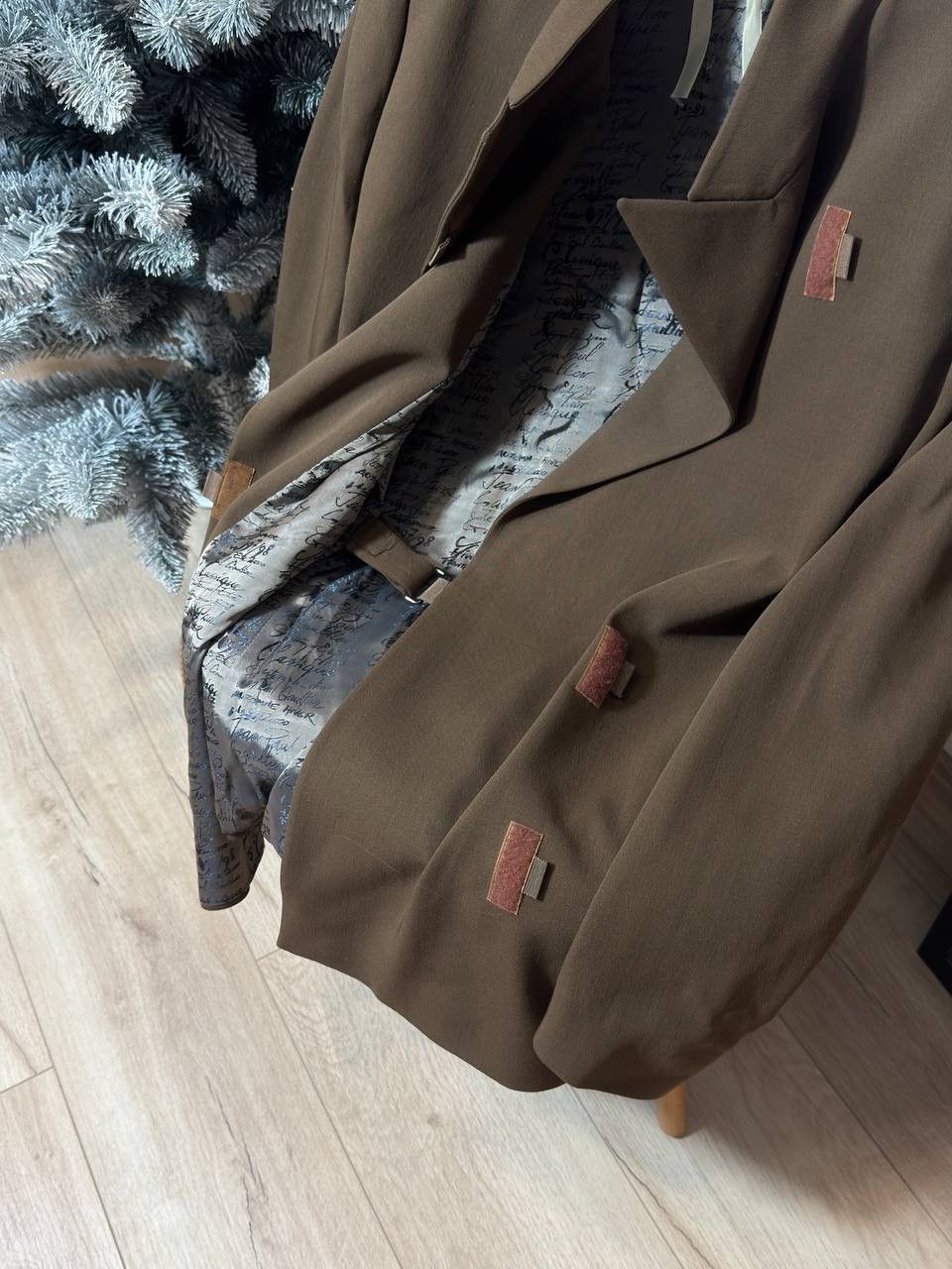 Jean Paul Gaultier Jean Paul Gaultier Wool Coat Blazer Size US 12 Brown Size XL / US 12-14 / IT 48-50 - 3 Thumbnail
