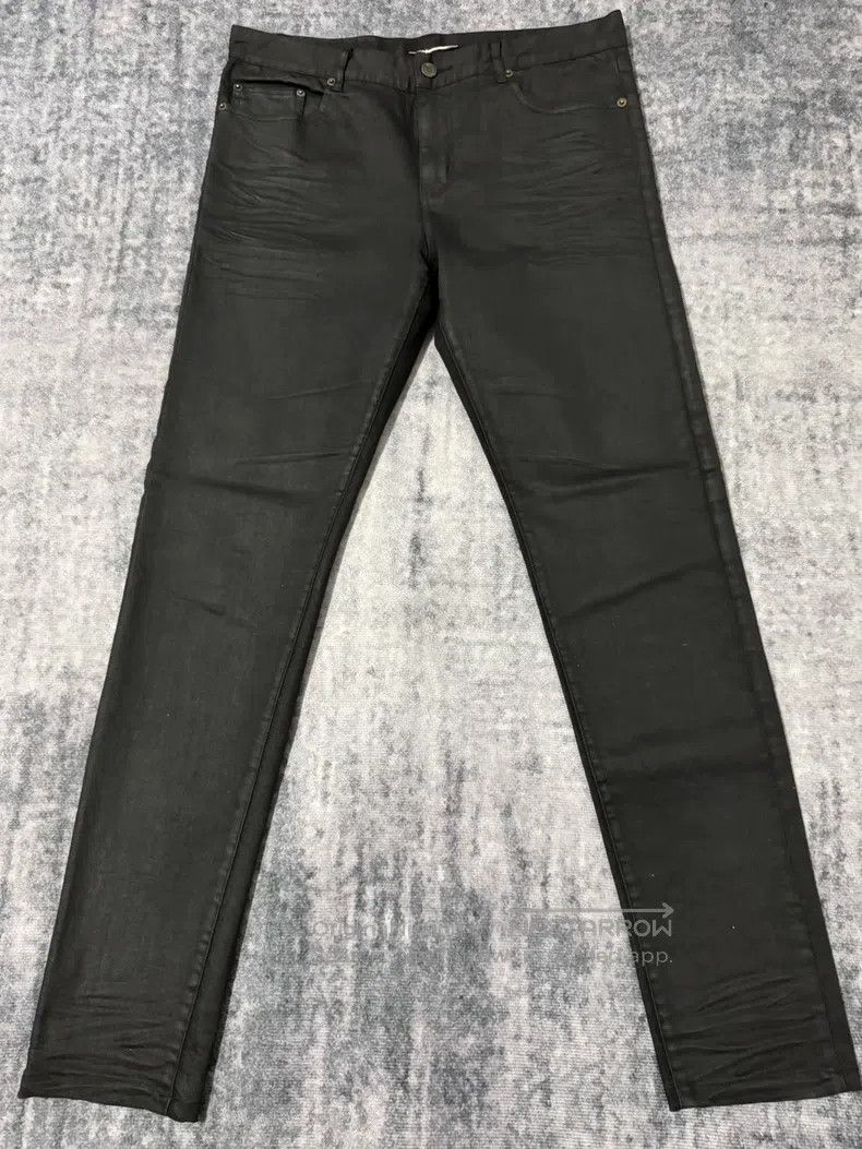 Saint Laurent Coated Jeans | Grailed