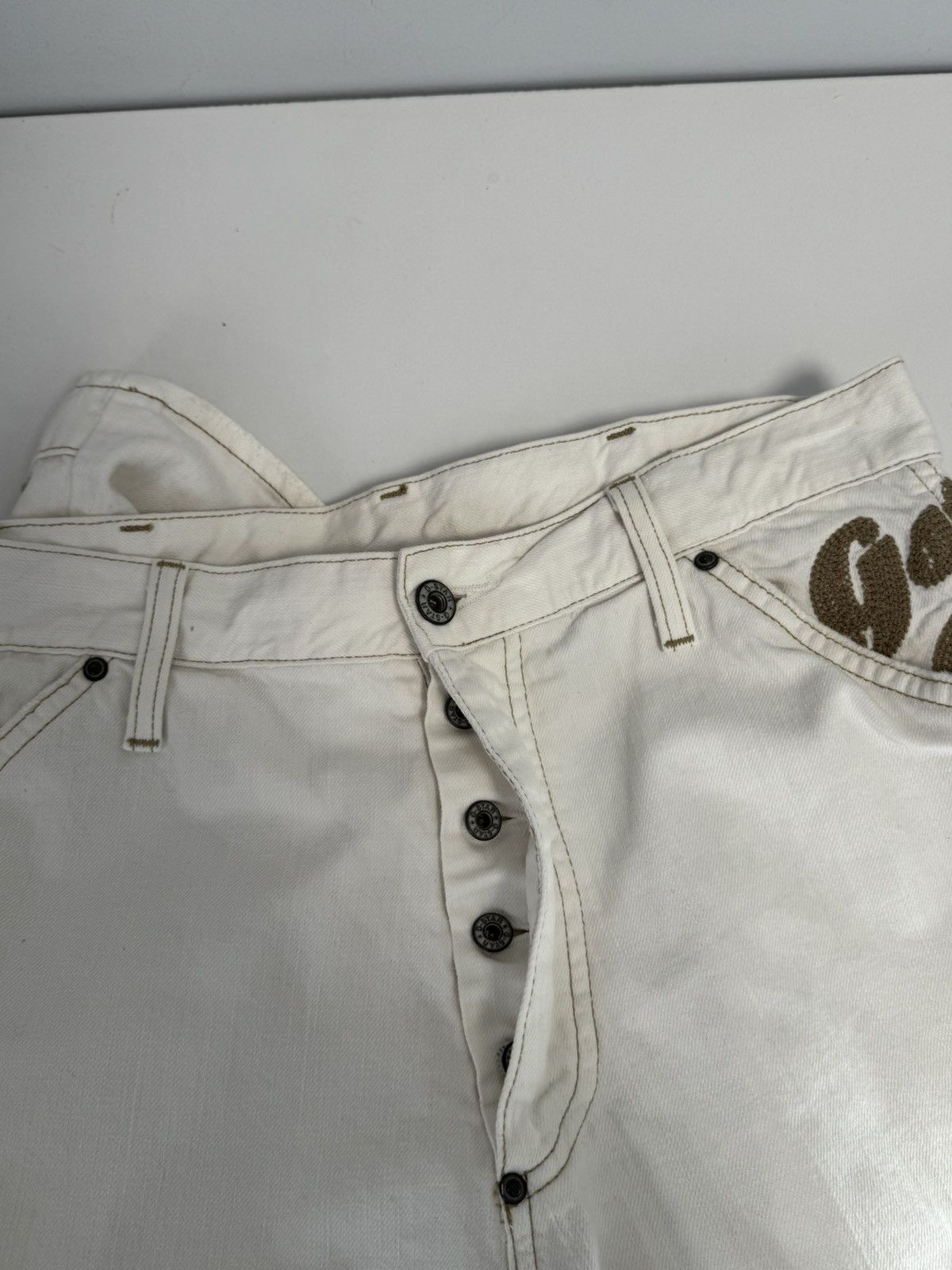 G-Star G star Raw Pants Vintage Big Logo 90’s Size US 33 - 15 Thumbnail