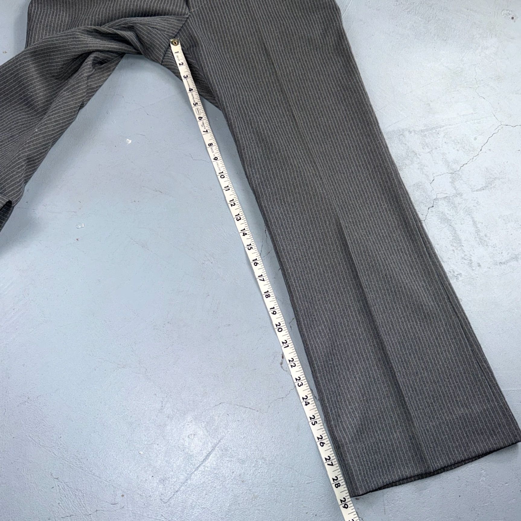 Vintage VINTAGE 1960s-1970s Barelay 3-Piece Suit Jacket Coat Pants Wool Gray Rockabilly Mens 40 Regular Size US Made Size 40R - 6 Thumbnail