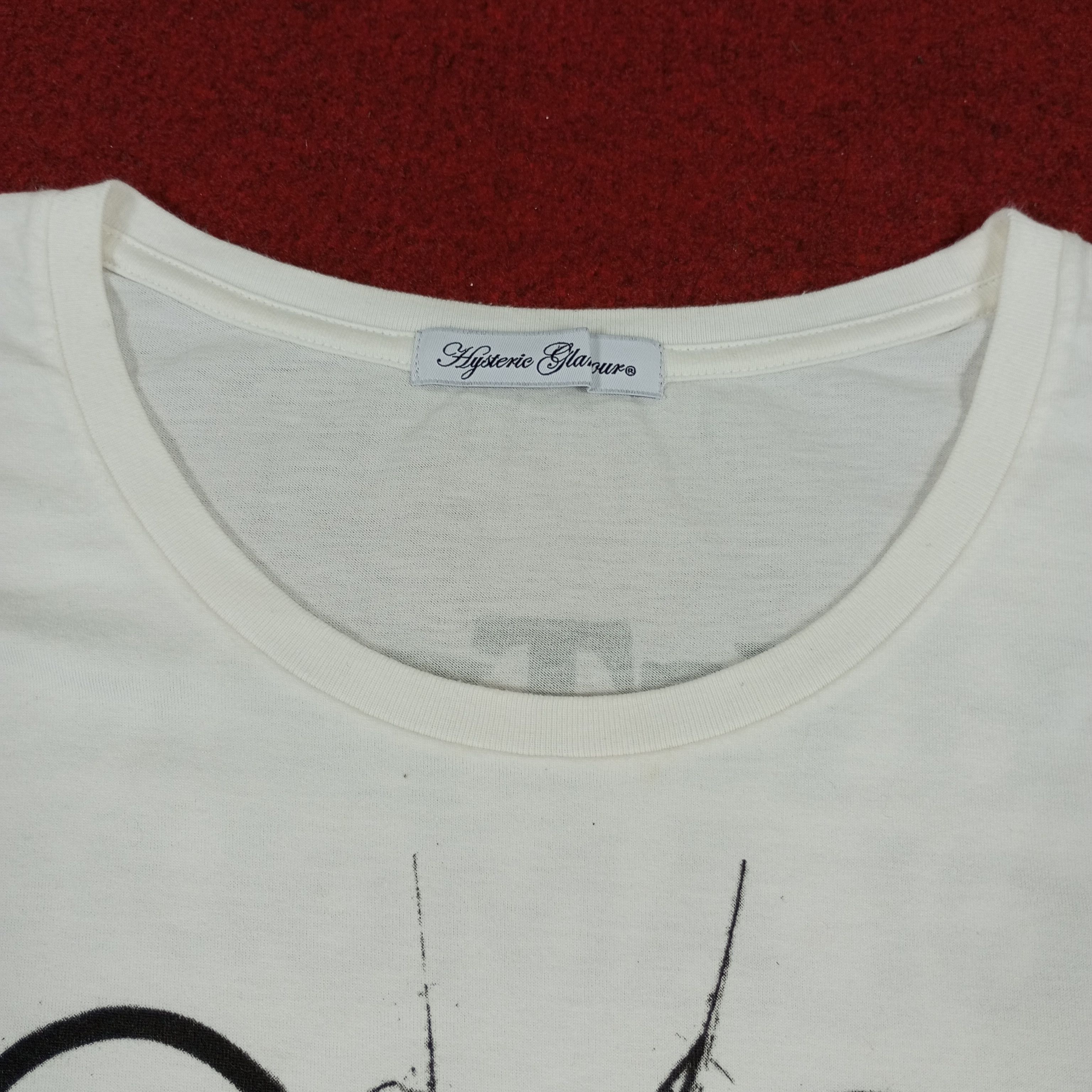 Hysteric Glamour Hysteric Glamour Japanese Brand Streetwear Custom Art Tshirt Size US S / EU 44-46 / 1 - 6 Thumbnail