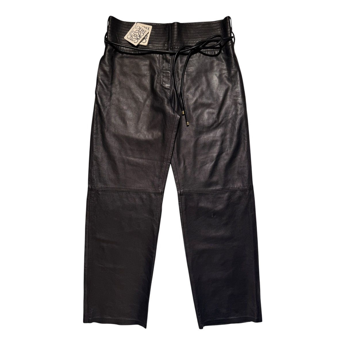 Loewe $5,150 belted leather trouser Size US 33 - 1 Thumbnail
