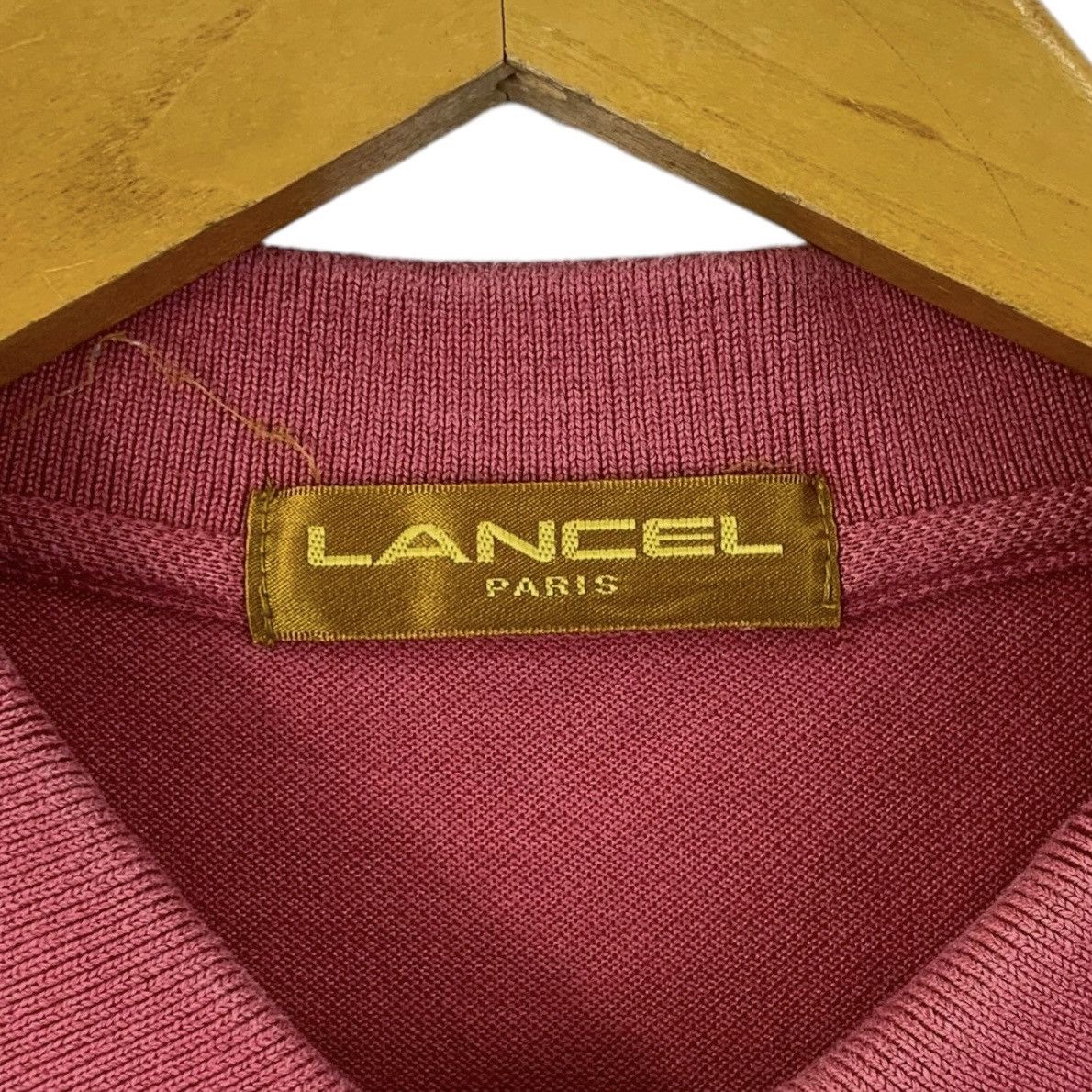 Lancel Vintage 90’ LANCEL PARIS STUDIO Polo Tee Shirt Size L / US 10 / IT 46 - 5 Thumbnail