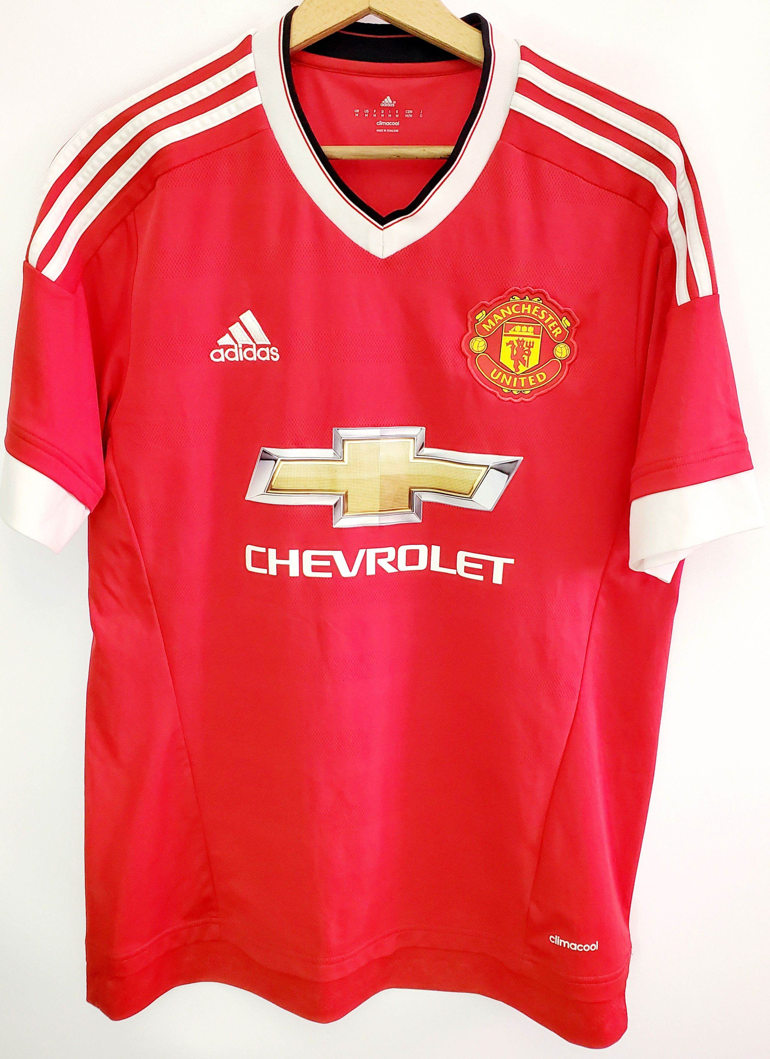 Adidas MANCHESTER UNITED 2015 2016 HOME SHIRT FOOTBALL SOCCER M Size US M / EU 48-50 / 2 - 1 Thumbnail