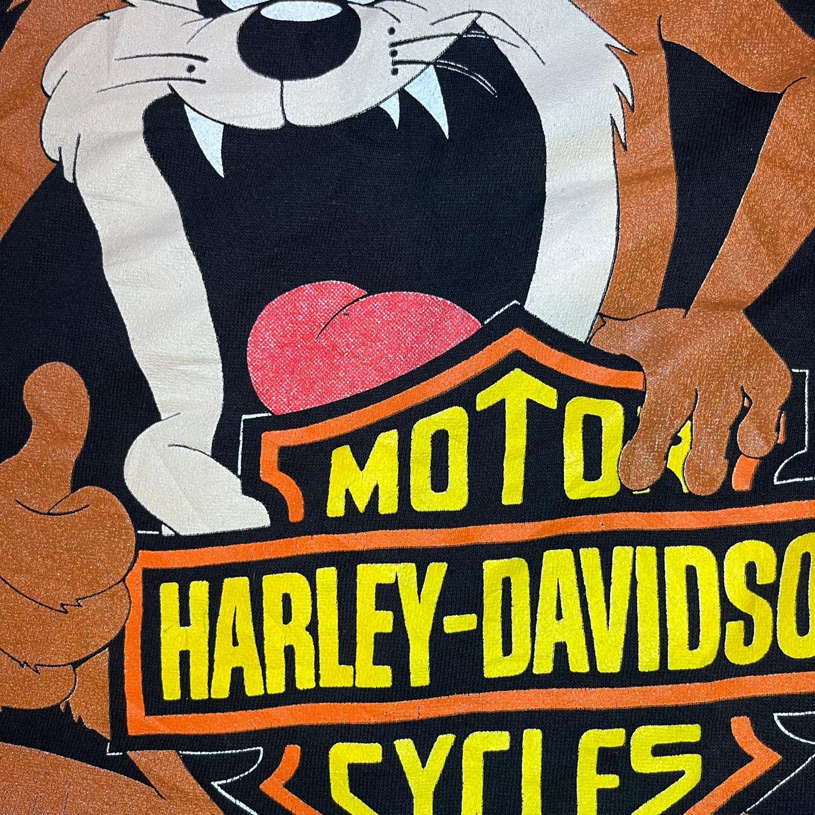 Harley Davidson 🌀 Harley-Davidson x Taz Sweatshirt – Size L Size L / US 10 / IT 46 - 4 Thumbnail