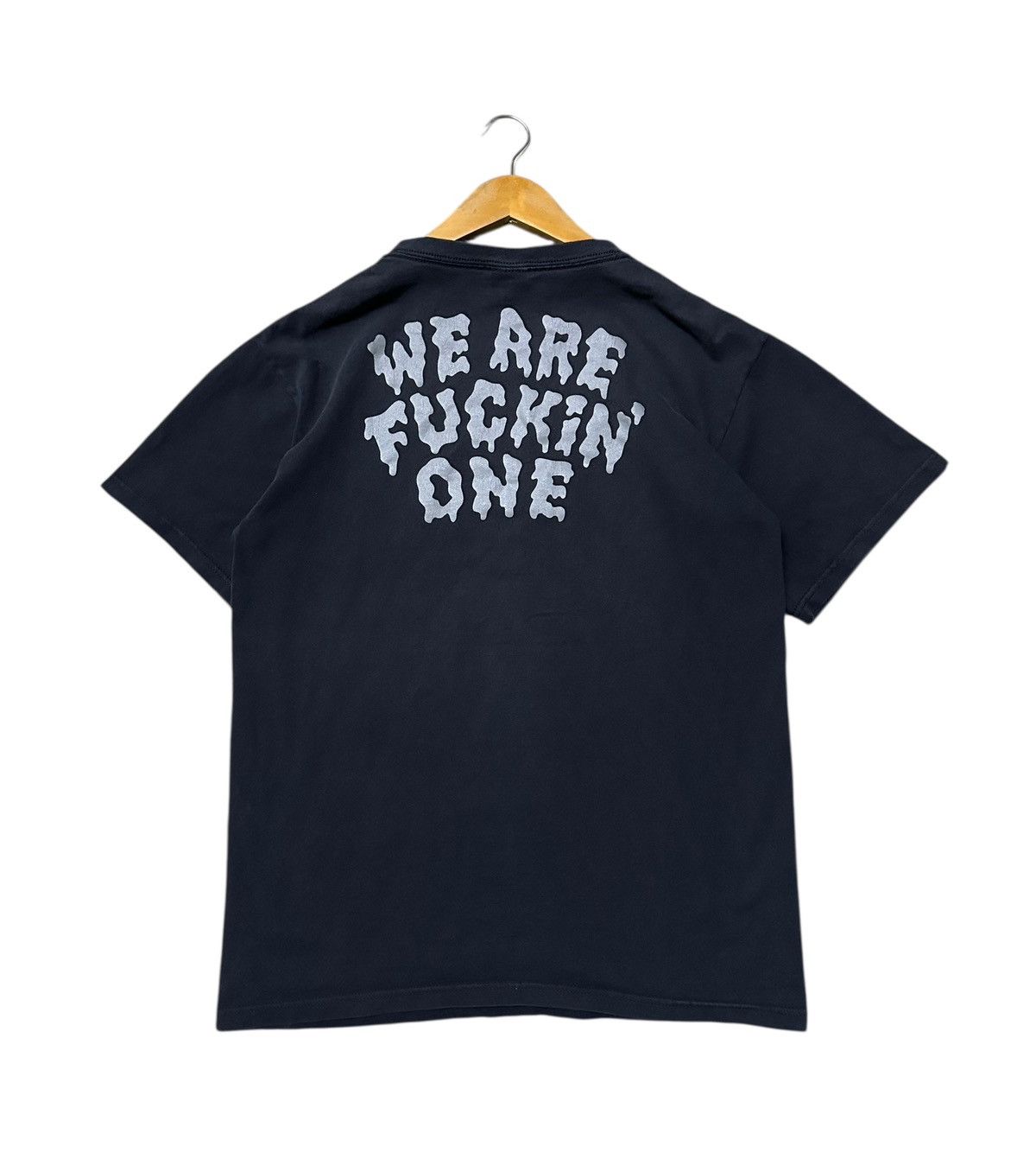 Band Tees Vintage Pizza of death record ‘we are fuckin one’ black tee Size US M / EU 48-50 / 2 - 4 Thumbnail