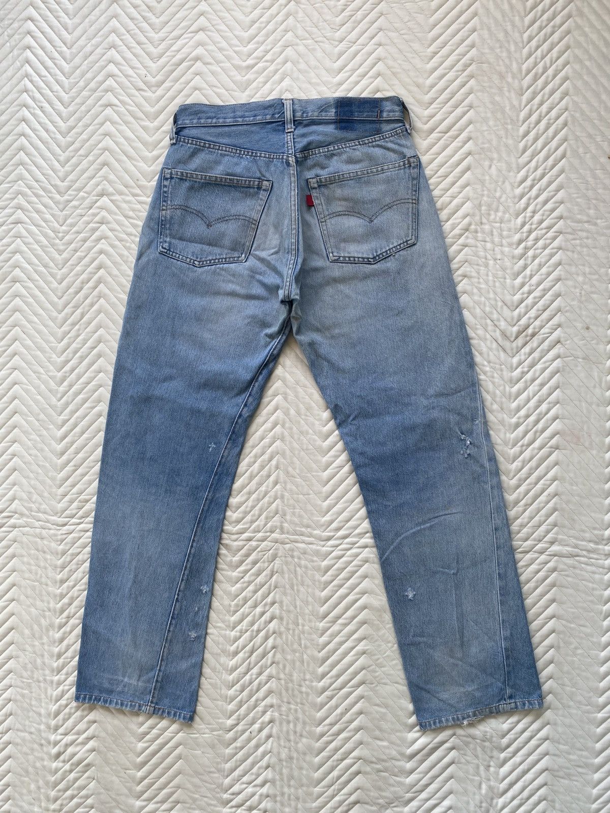 Levi's True Vintage 70s Levis 501 Small E Selvedge Size US 30 / EU 46 - 2 Thumbnail