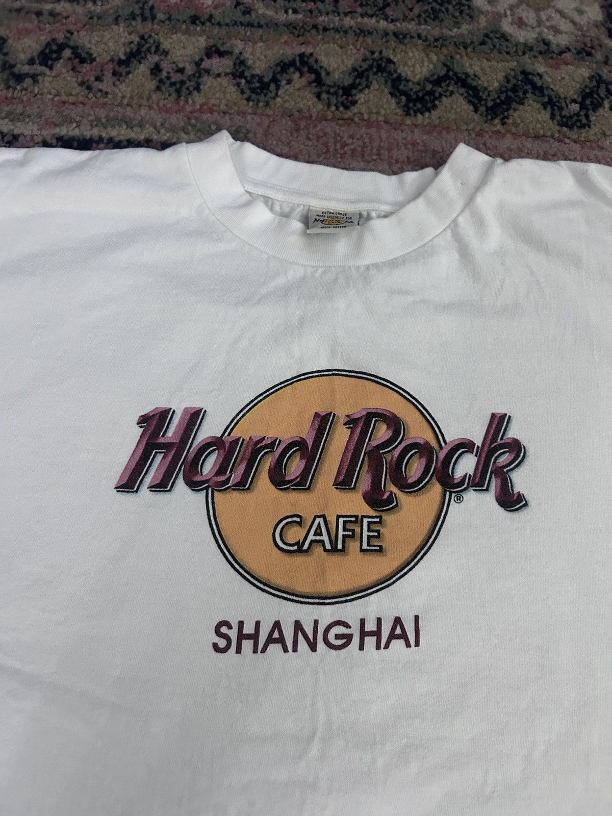 Vintage Vintage 90s Hard Rock Cafe Shanghai T Shirt Size XL Size US XL / EU 56 / 4 - 2 Thumbnail