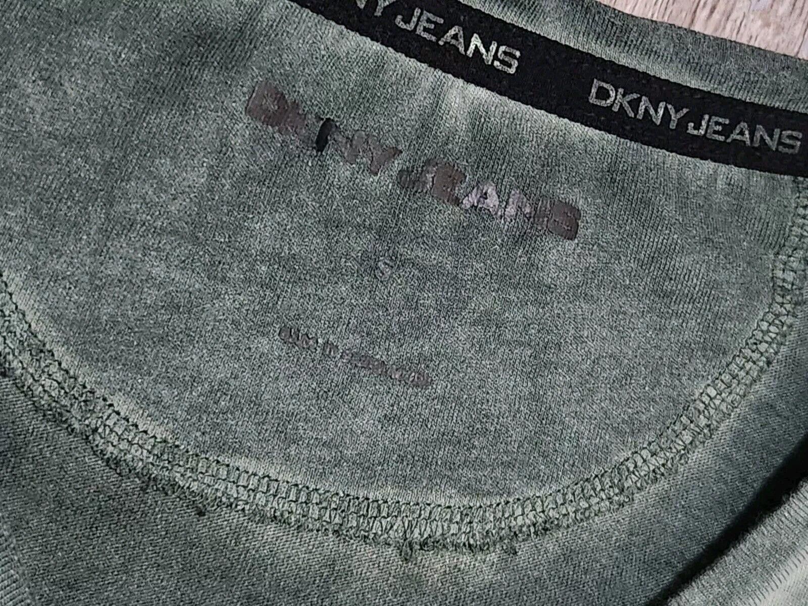 DKNY Dkny Jeans T Shirt Womens Small Shoulder Pads Washed Out Size S / US 4 / IT 40 - 4 Thumbnail