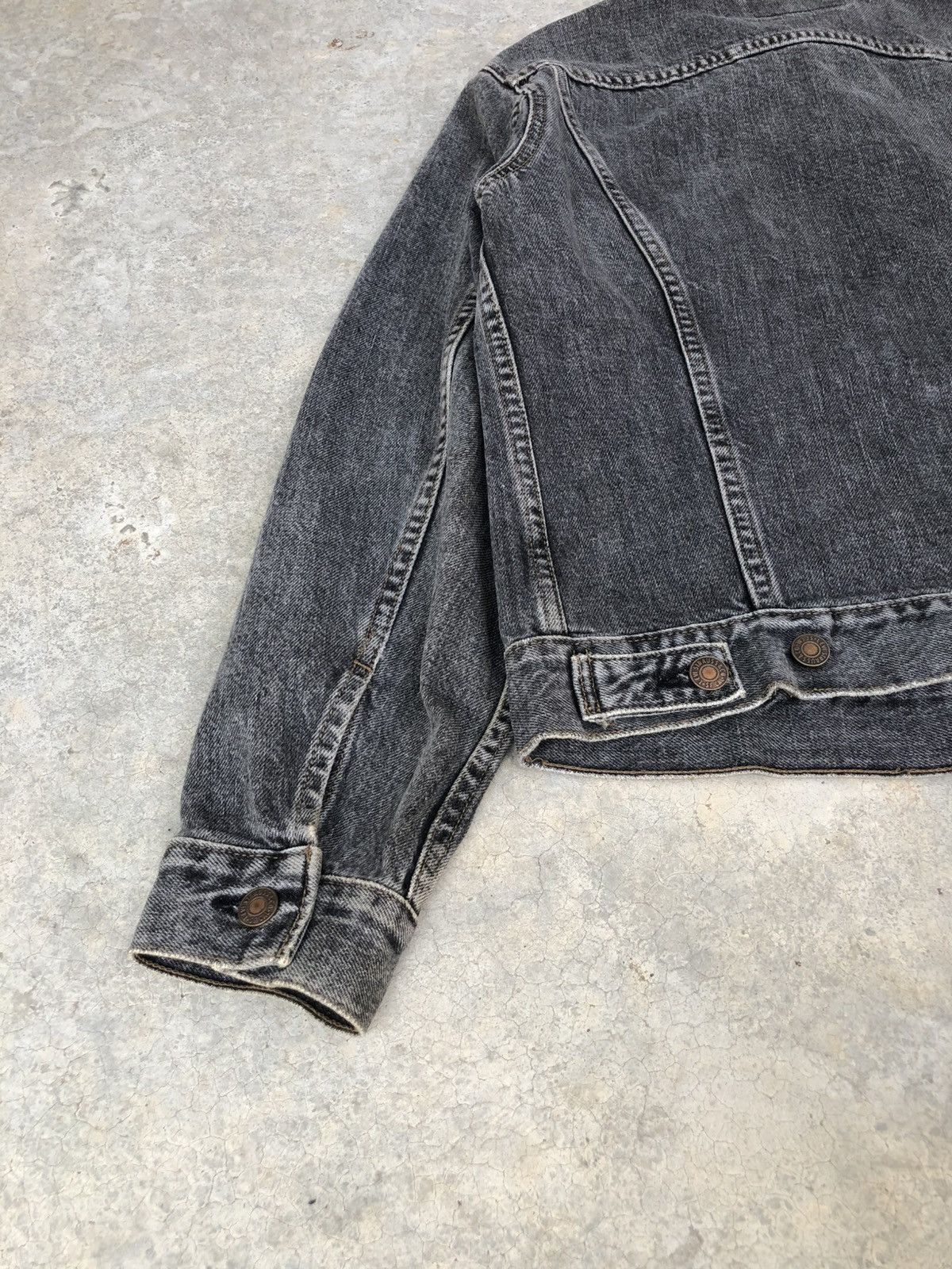 Levi's Vintage 90s Levis Denim Jacket Distressed Denim Size US M / EU 48-50 / 2 - 17 Thumbnail