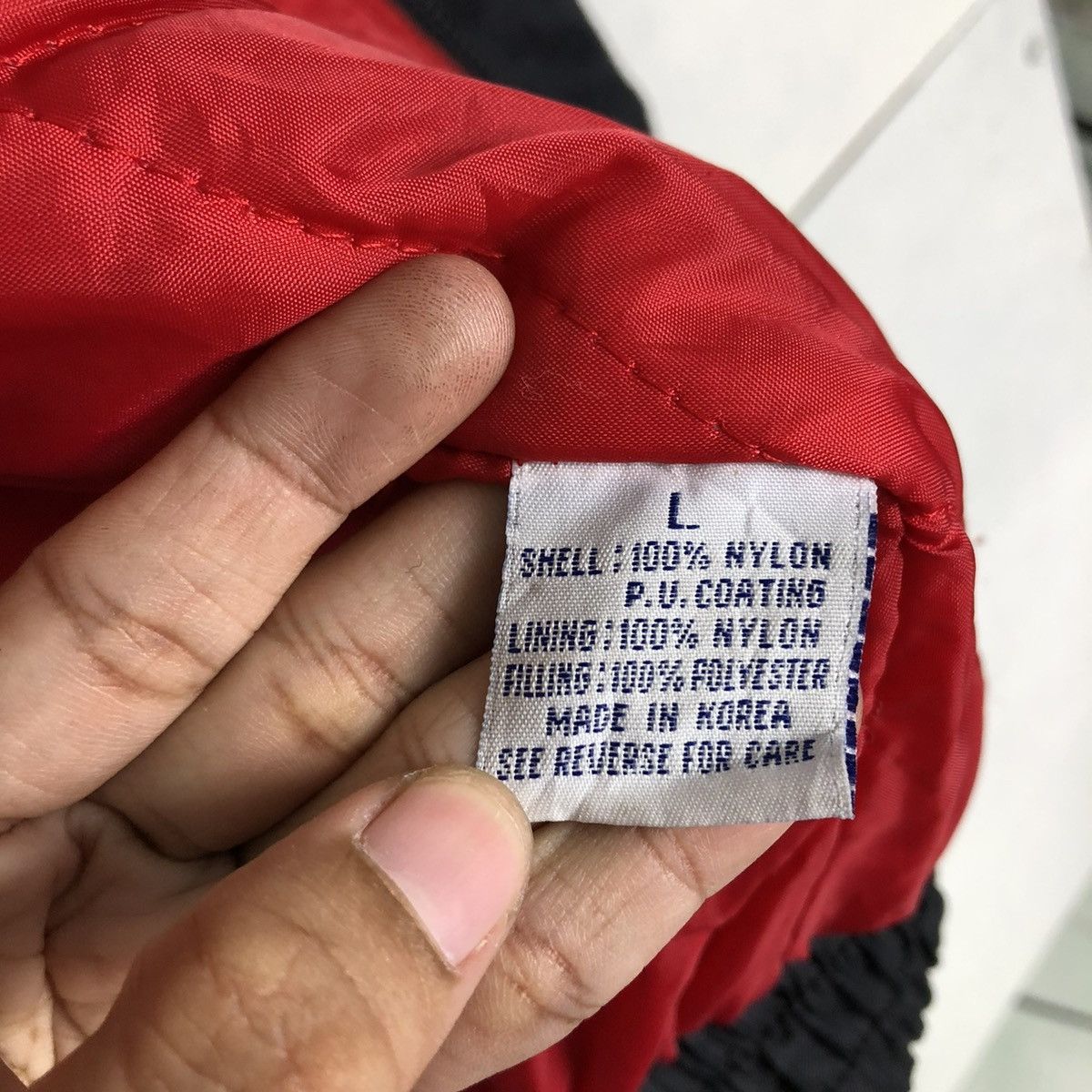 NBA 🔥VINTAGE BOMBER JACKET NBA STARTER CHICAGO BULLS BIG LOGO Size US L / EU 52-54 / 3 - 24 Thumbnail