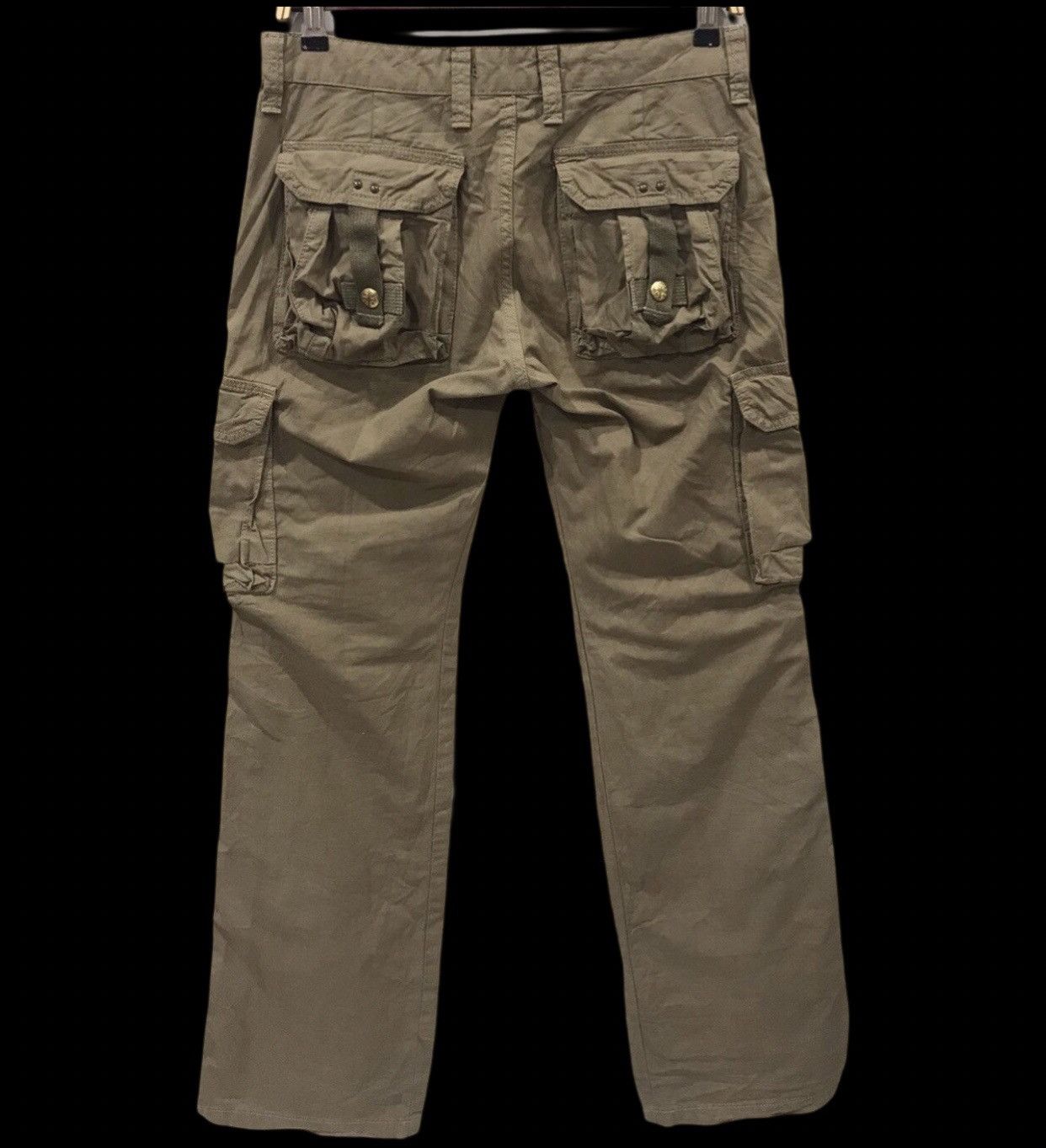 Japanese Brand Flare surplus x BLUE WAY Military Rare Design Cargo Pant Size US 31 - 1 Thumbnail