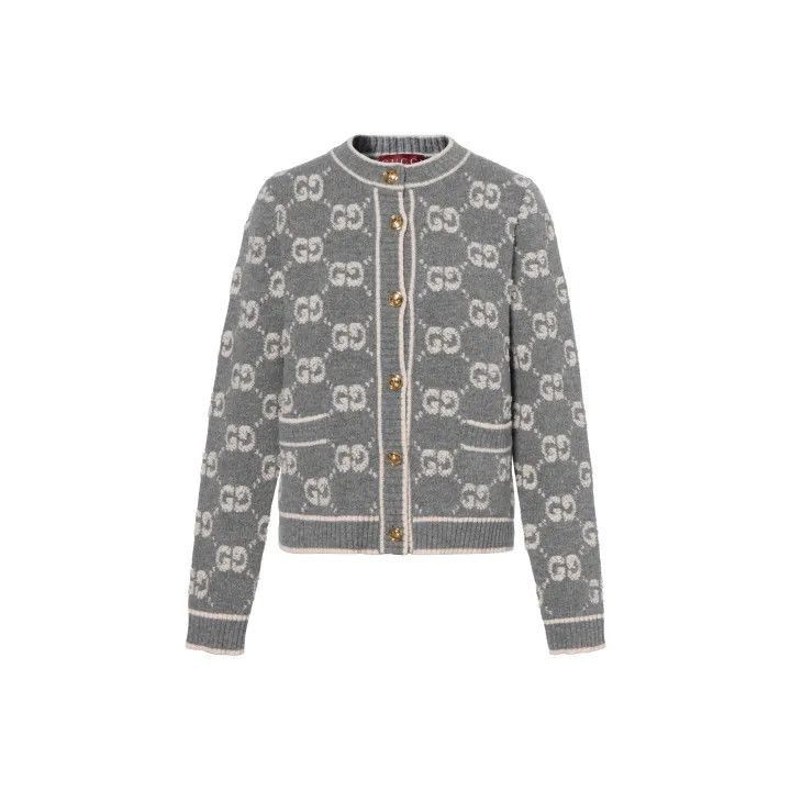 Gucci Gucci GG Knit Long Sleeve Cardigan for Women-2507 Size M / US 6-8 / IT 42-44 - 7 Thumbnail