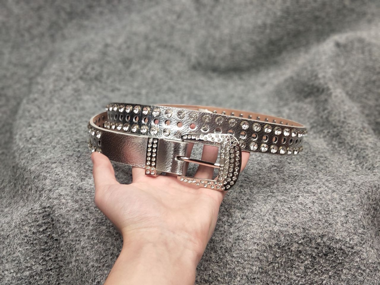 Vintage Vintage 90s Japan Silver Belt Hysteric Glamour Y2K Style Size ONE SIZE - 4 Thumbnail