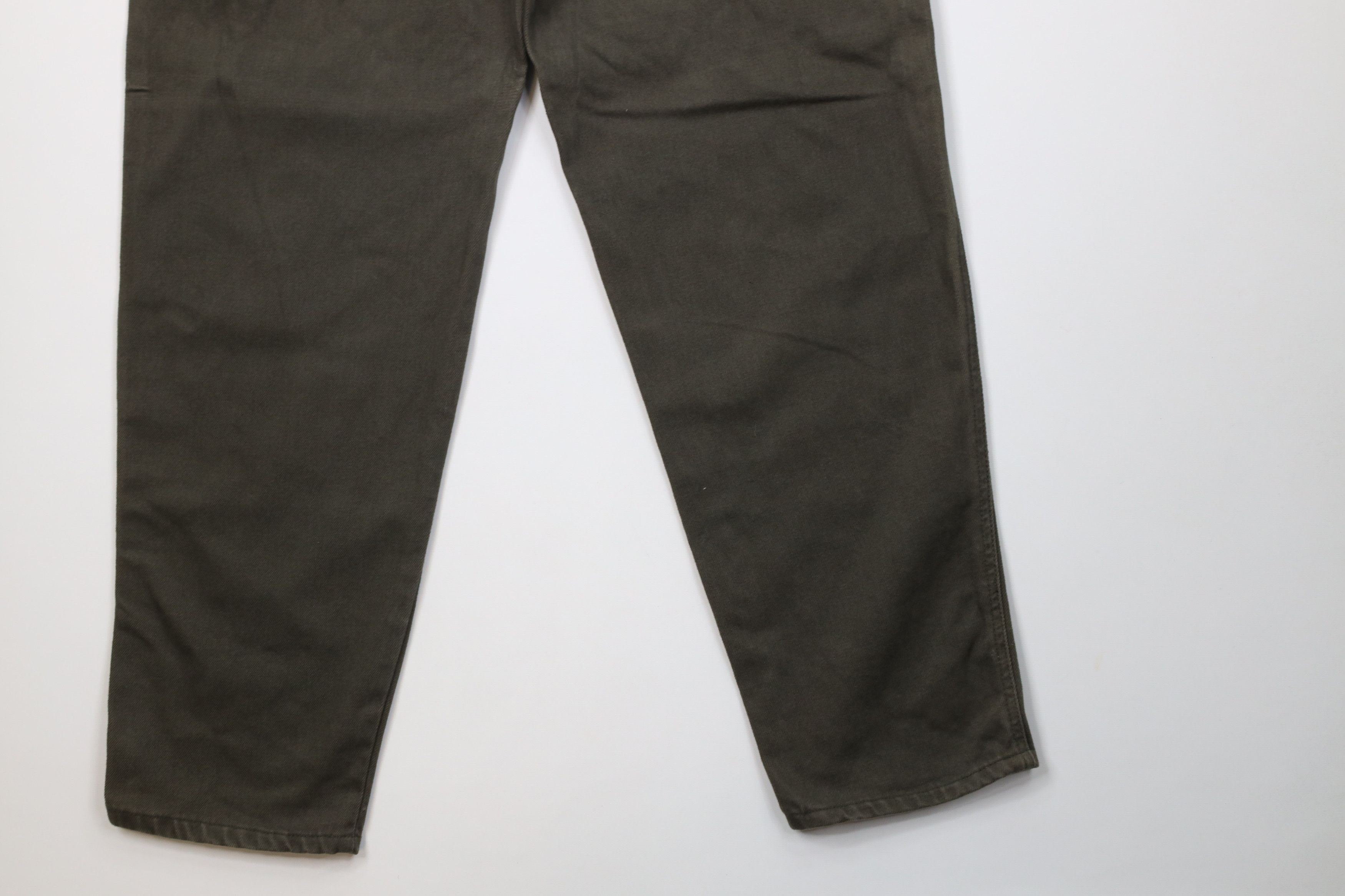 Vintage Deadstock Vintage 90s Streetwear Skateboard Jeans Olive Size US 32 / EU 48 - 11 Thumbnail