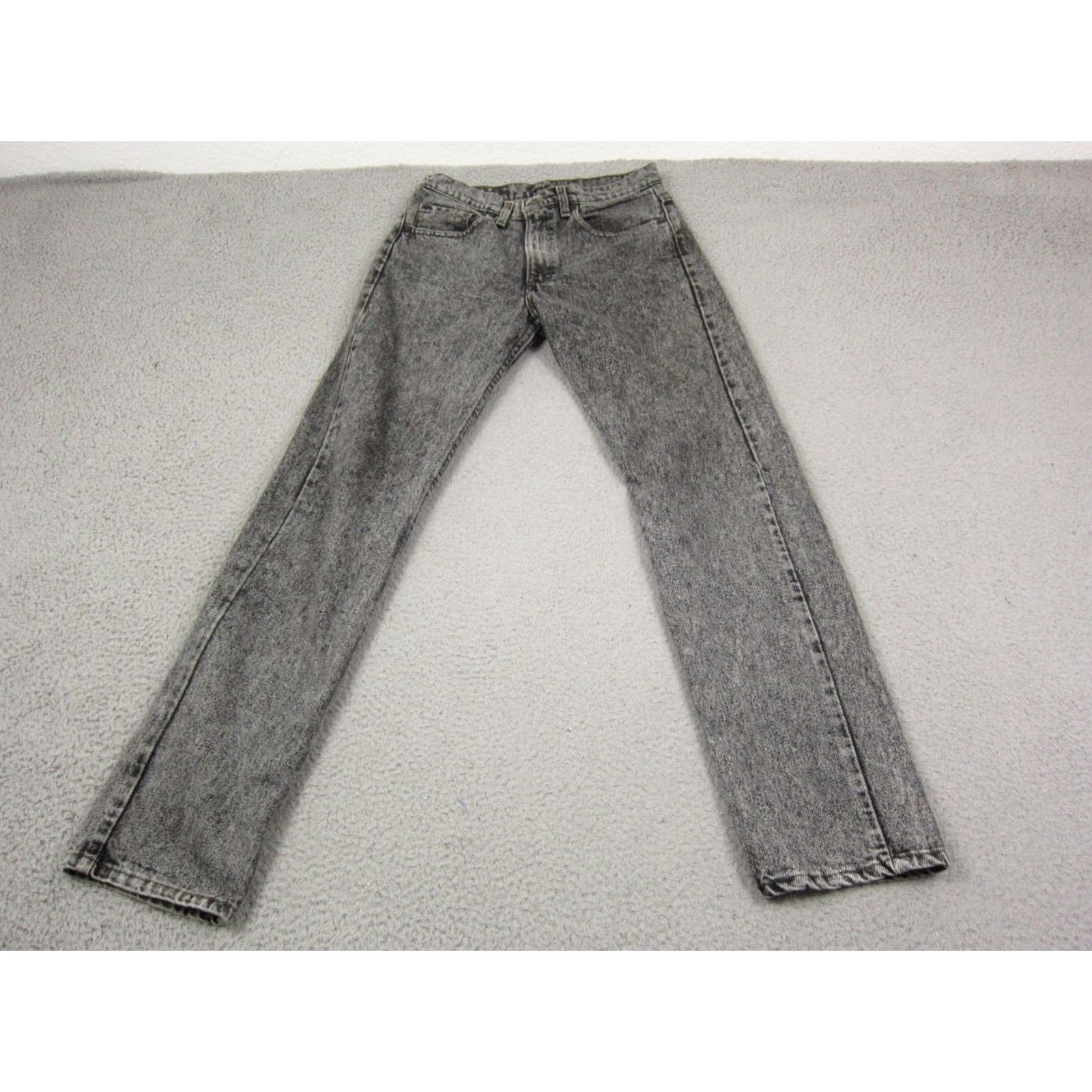 Levi's VINTAGE Levi's Jeans Mens Relaxed Straight 31 x 32 Gray Denim 5-Pocket 90s Theme Size US 31 - 4 Thumbnail