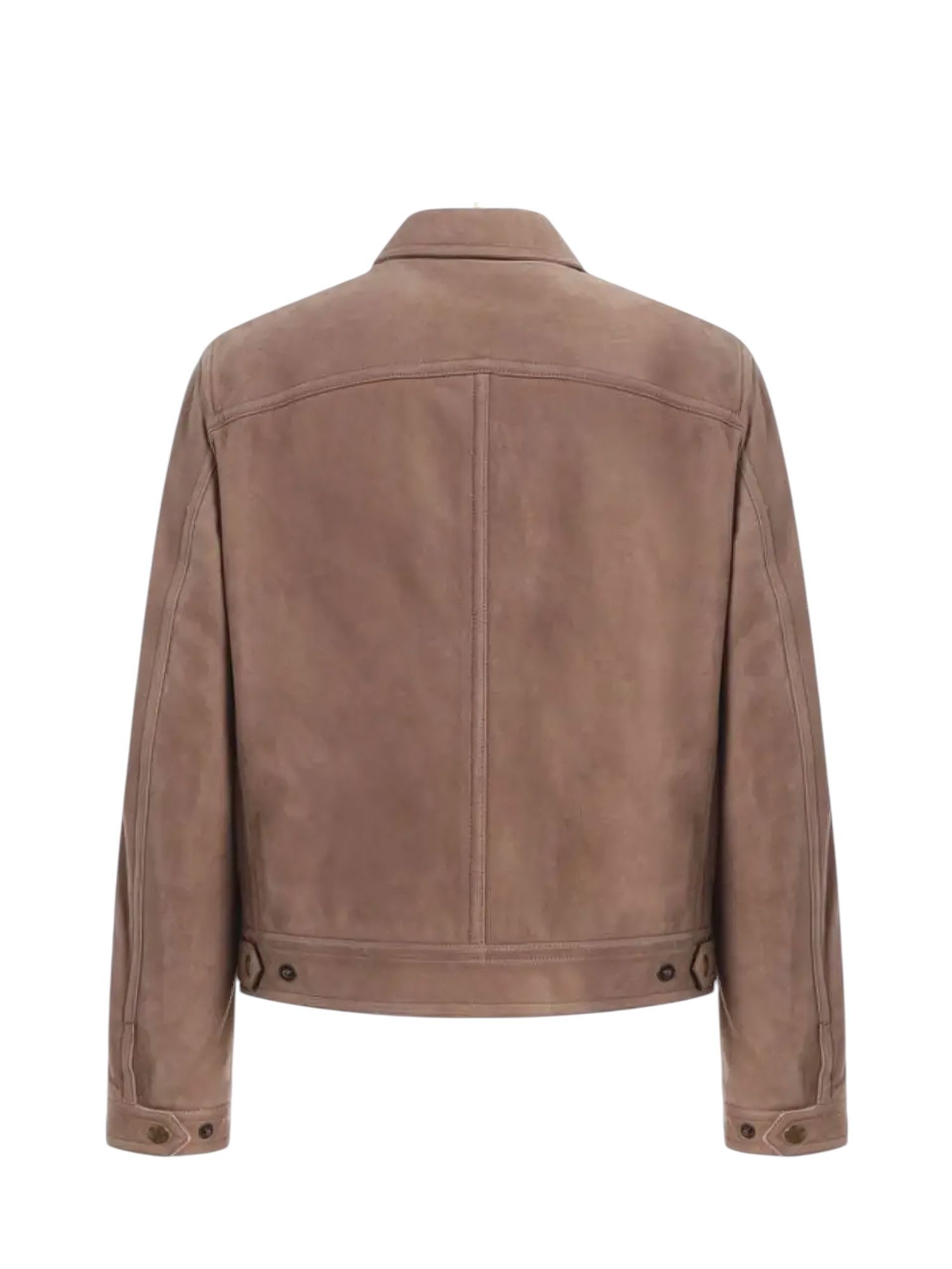 Tom Ford SUEDE CASHMERE LAMBSKIN LEATHER BIKER JACKET Size US L / EU 52-54 / 3 - 2 Thumbnail
