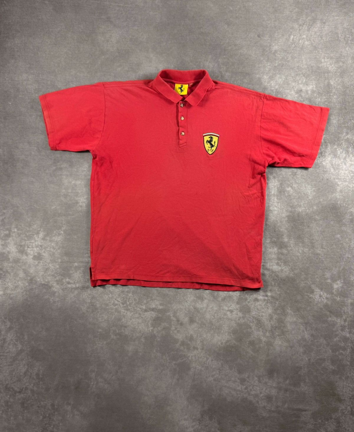 Italic Ferrari mens polo 90s vintage Nice Man Sportswear ferrari Size US XL / EU 56 / 4 - 2 Thumbnail