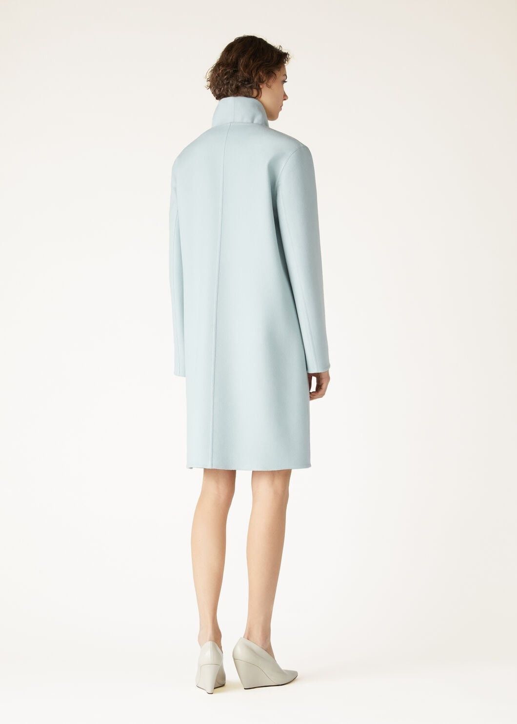 Loro Piana o1w1db10825 FAO8286 Ethan Coat in Light Blue Size S / US 4 / IT 40 - 5 Thumbnail