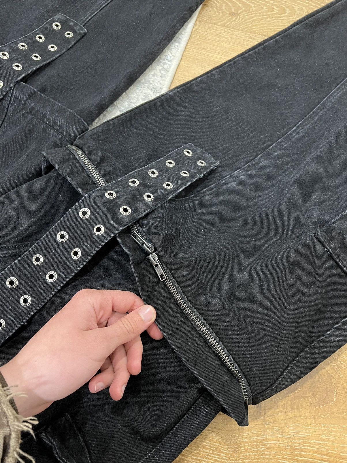 Vintage Excess Los Angeles “CARGO BELT” Jeans Size US 32 / EU 48 - 5 Thumbnail