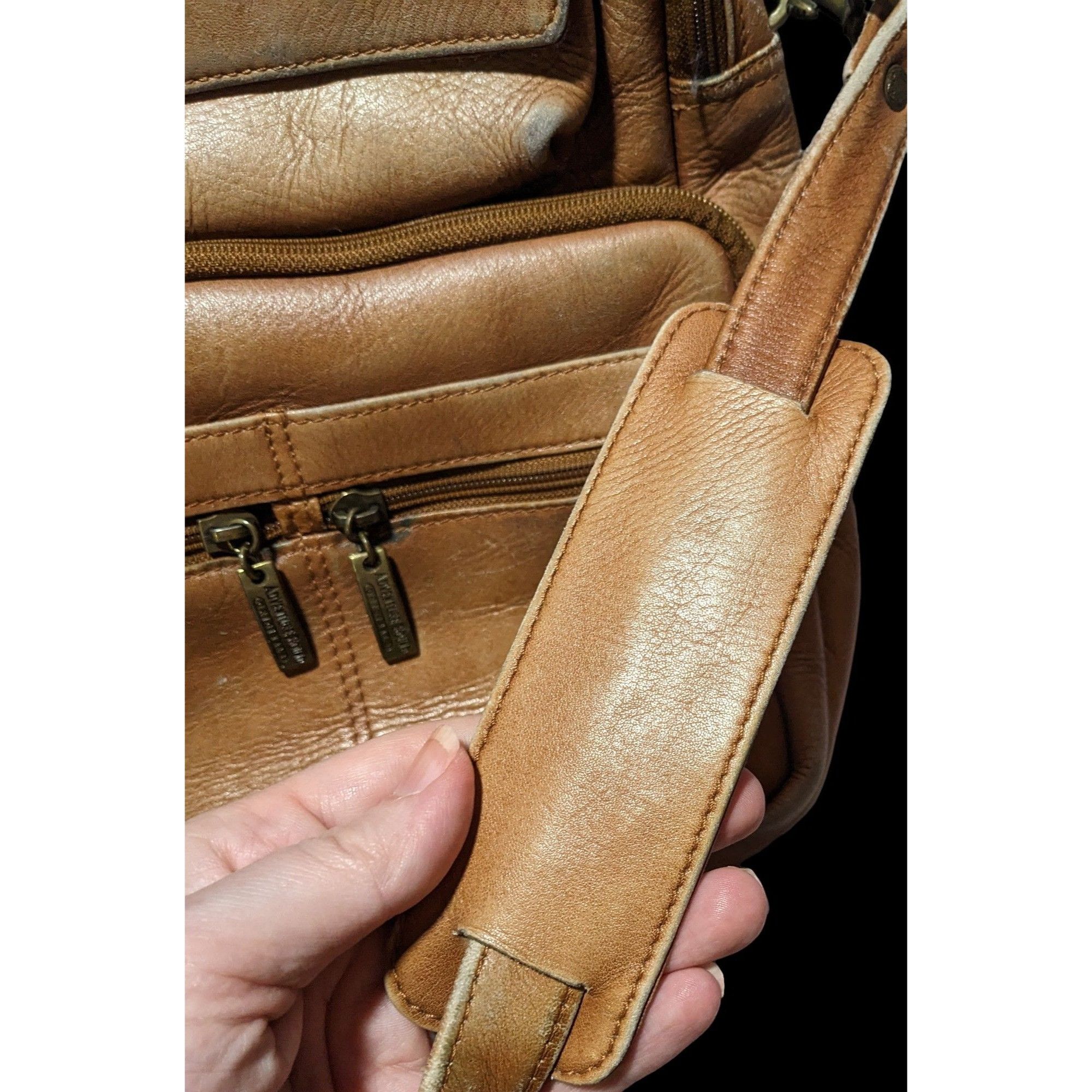 Wilsons Leather Vintage Wilson's Adventure Bound Originals Multi-Pocket Leat Size ONE SIZE - 10 Thumbnail