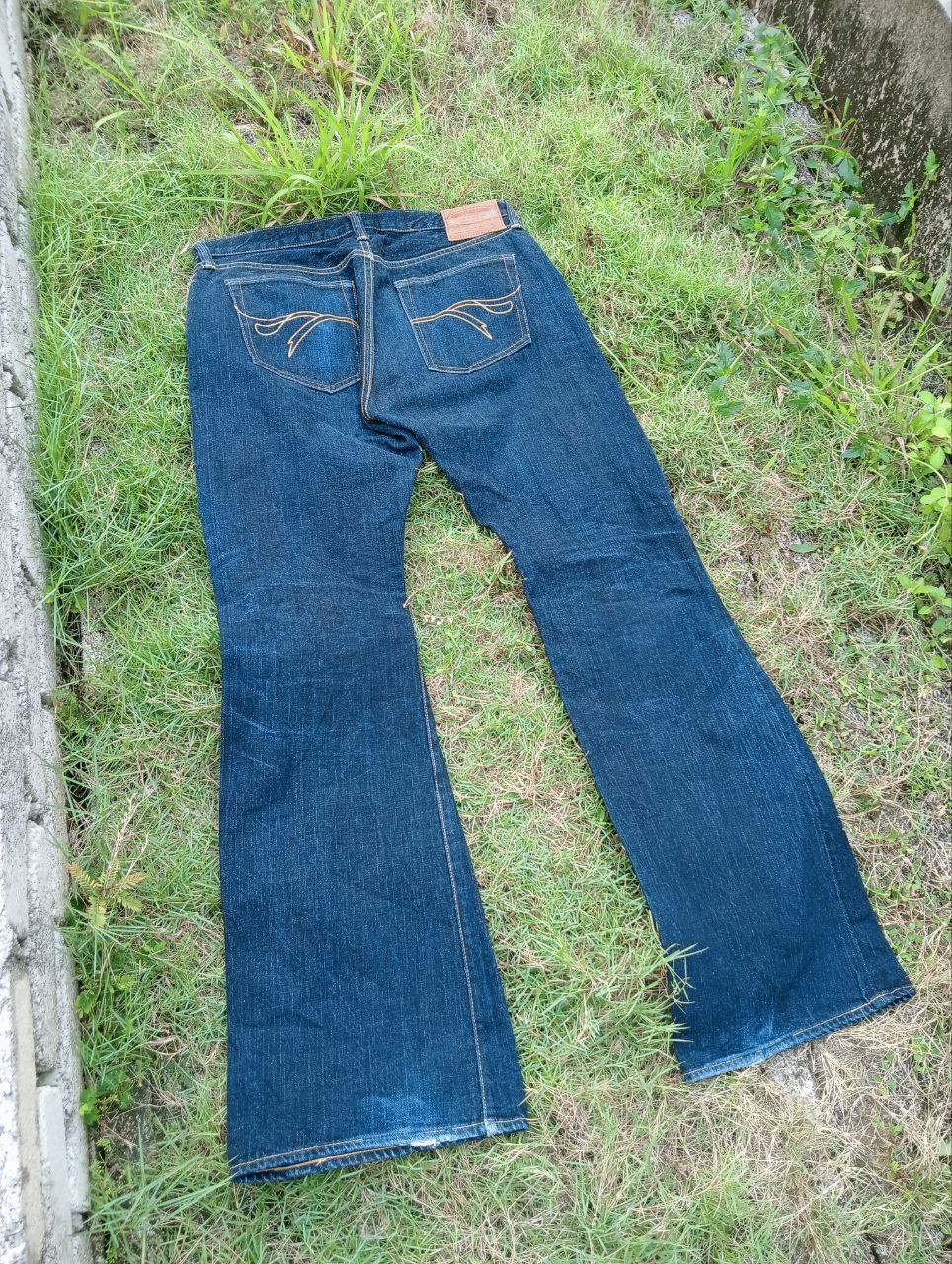 The Flat Head THE FLAT HEAD F370 FLARE DENIM JEANS - SIZE 36 Size US 36 / EU 52 - 3 Thumbnail