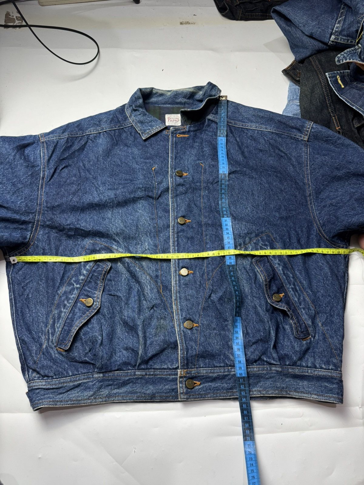 Hysteric Glamour Papas Maniere De Heming Denim Jacket Vintage Style Size US L / EU 52-54 / 3 - 11 Thumbnail
