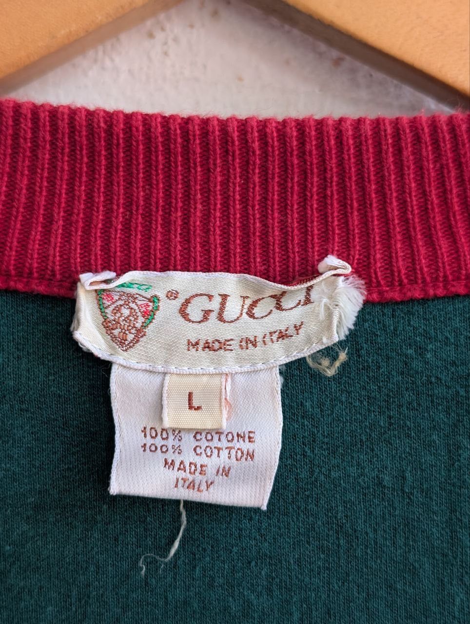 Gucci vintage GUCCI all over print equestrian reversible sweater Size US L / EU 52-54 / 3 - 14 Thumbnail