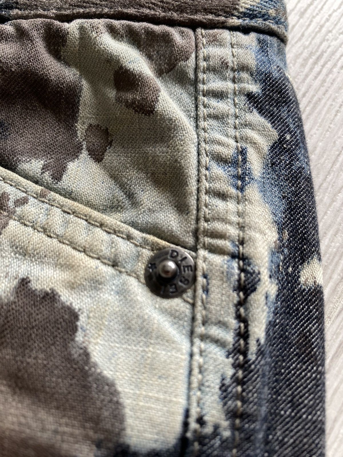Diesel VERY RARE Diesel Acid Wash Denim Size 30" / US 8 / IT 44 - 6 Thumbnail