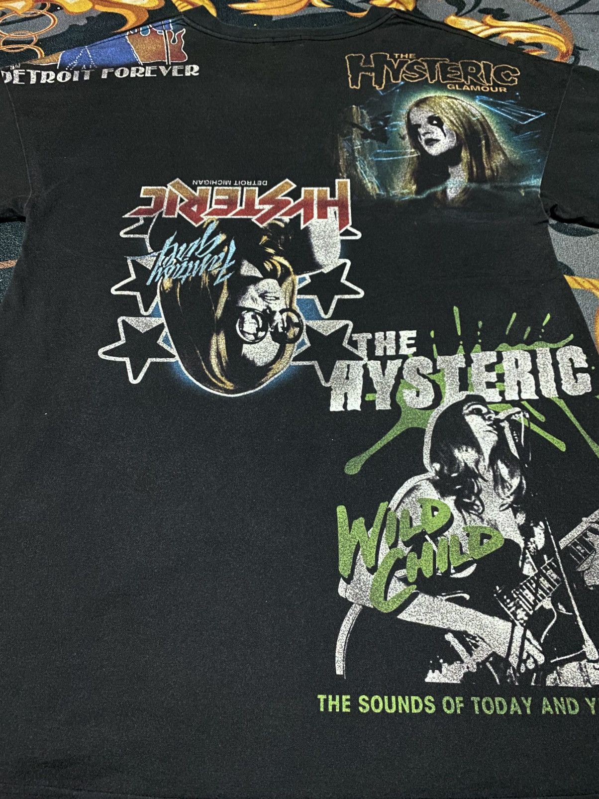 Hysteric Glamour Hysteric Glamour Monster Of Rock Metal Full Print T Shirt Size US L / EU 52-54 / 3 - 3 Thumbnail