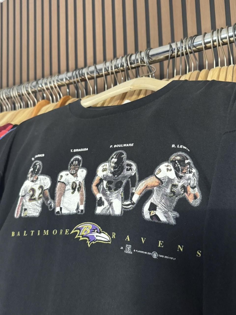 All Sport Early Y2K Baltimore Ravens Defensive Players Tee Size US XL / EU 56 / 4 - 4 Thumbnail