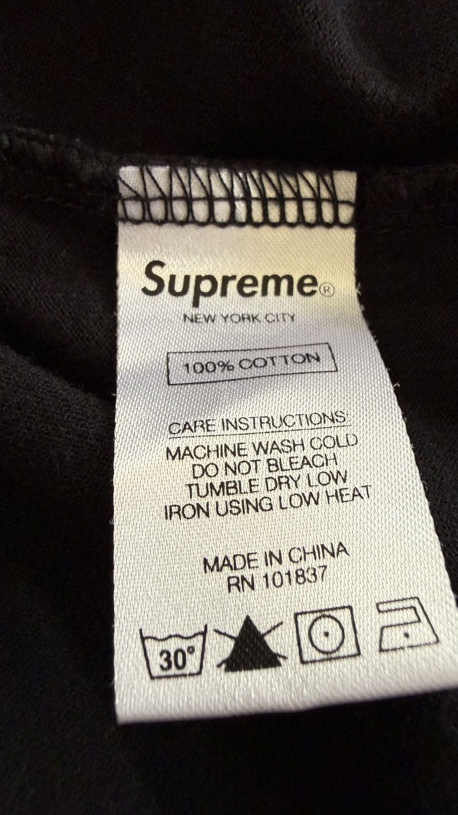 Supreme Supreme Small Box Logo Tee Medium Black Size US M / EU 48-50 / 2 - 4 Thumbnail