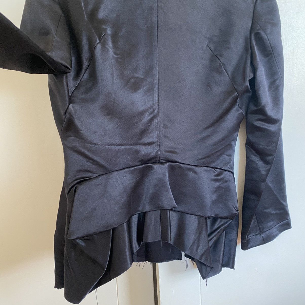 Junya Watanabe Junya Watanabe / CDG — Black Silk Blazer Size M / US 6-8 / IT 42-44 - 6 Thumbnail