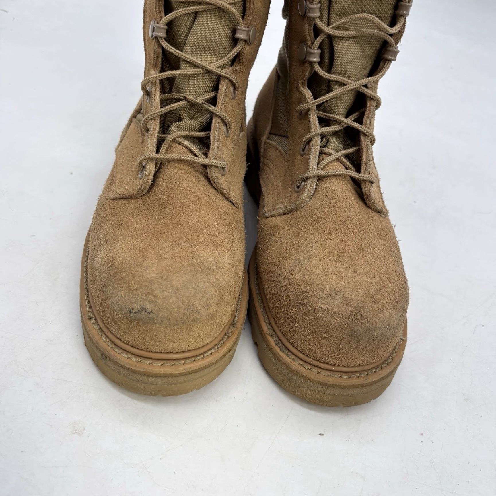 Vintage ALTAMA Waterproof Combat Boots Women's 5.5 W Coyote Brown Workwear Mid-Calf Size US 5.5 / IT 35.5 - 6 Thumbnail