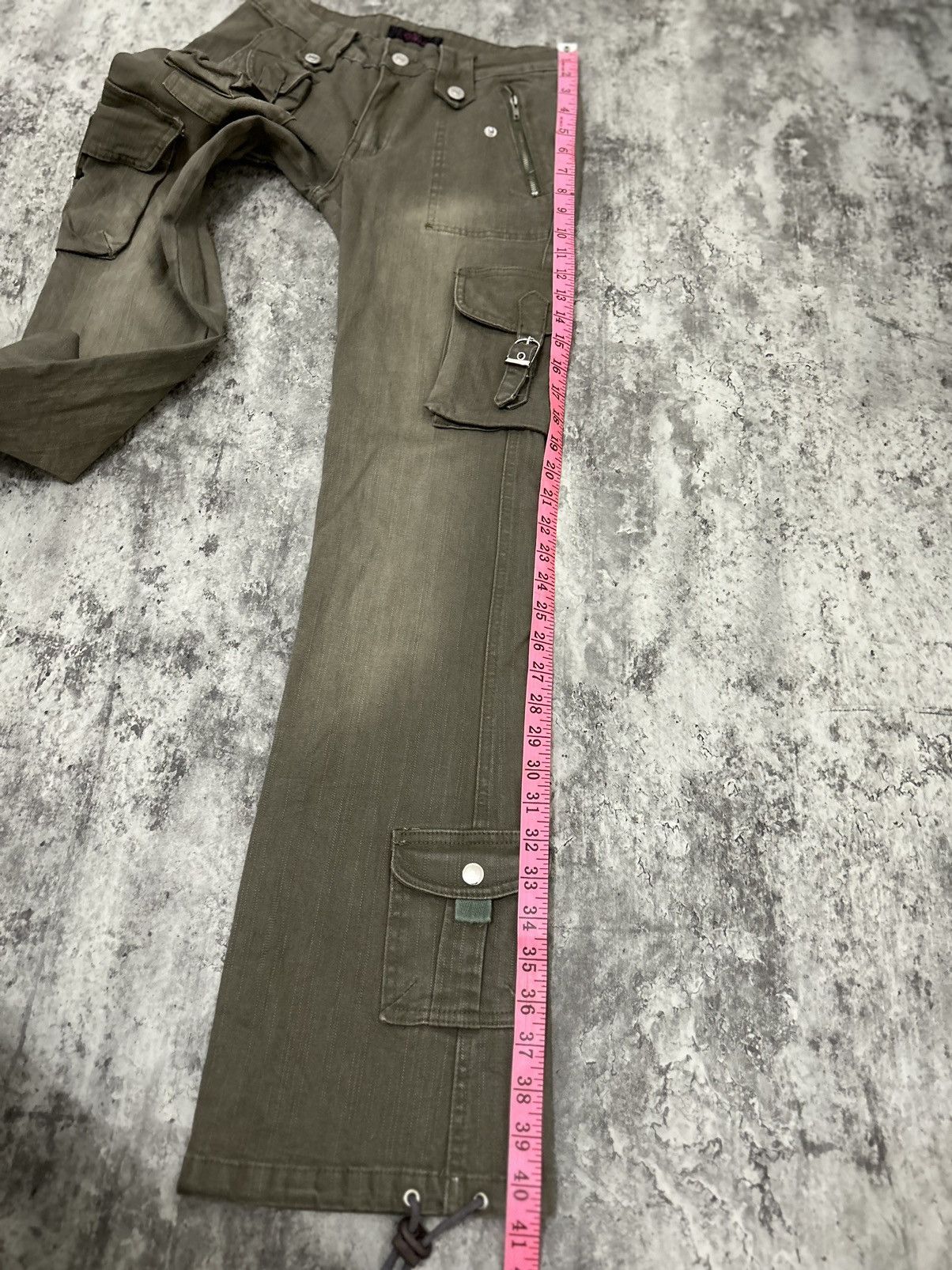 If Six Was Nine Japanese Brand Diva Multipocket Boot Cut cargo pans Size US 28 / EU 44 - 20 Thumbnail