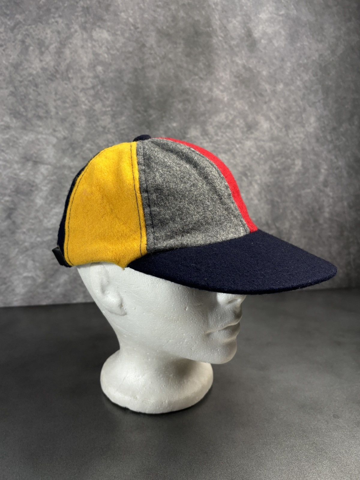 Gap × Vintage 1990s Vintage Wool Baseball Cap Bluenotes Colourblock Hat 90 Size ONE SIZE - 14 Thumbnail