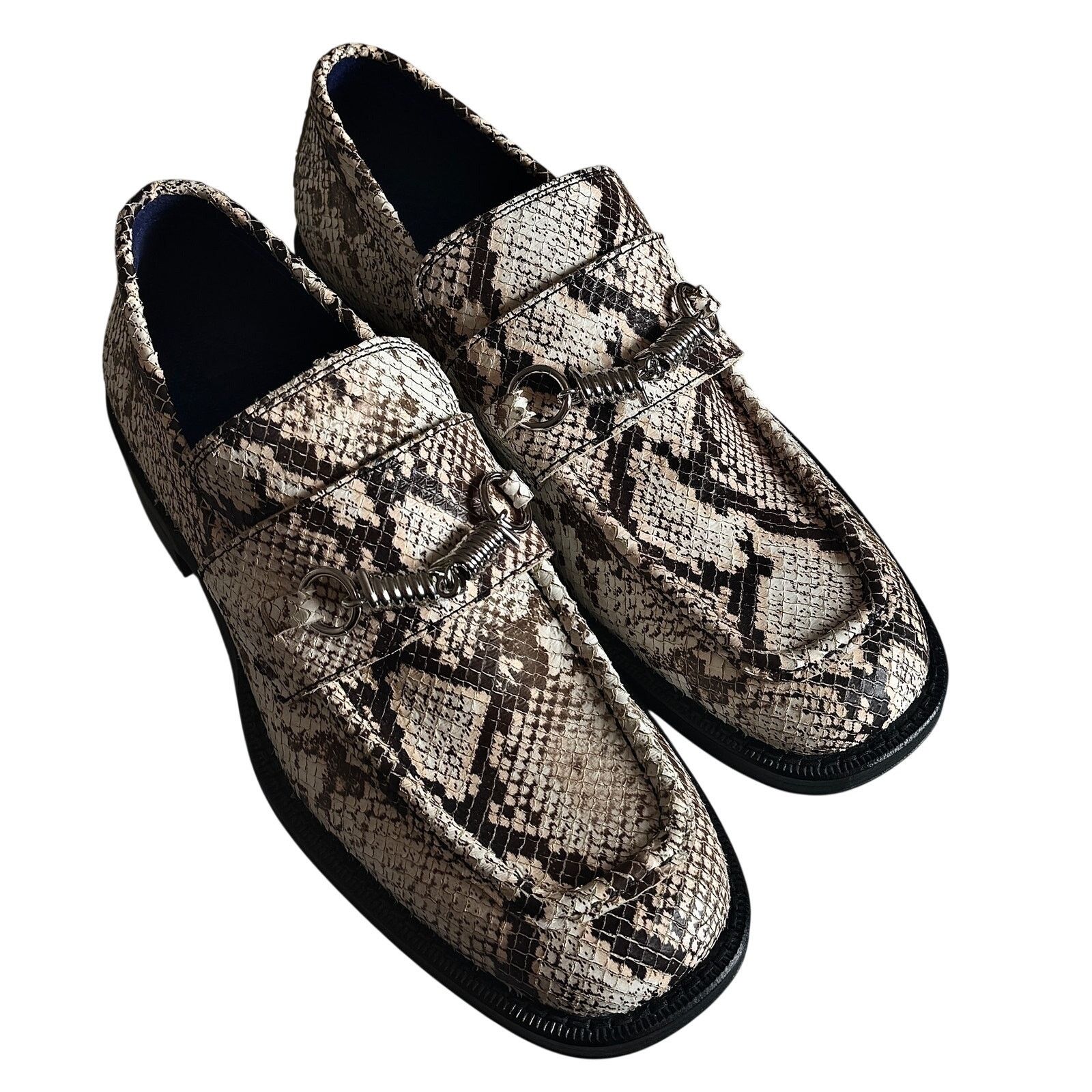 Burberry Burberry NWB New Loader Snakeskin 2024 collection Size US 11 / EU 44 - 1 Thumbnail