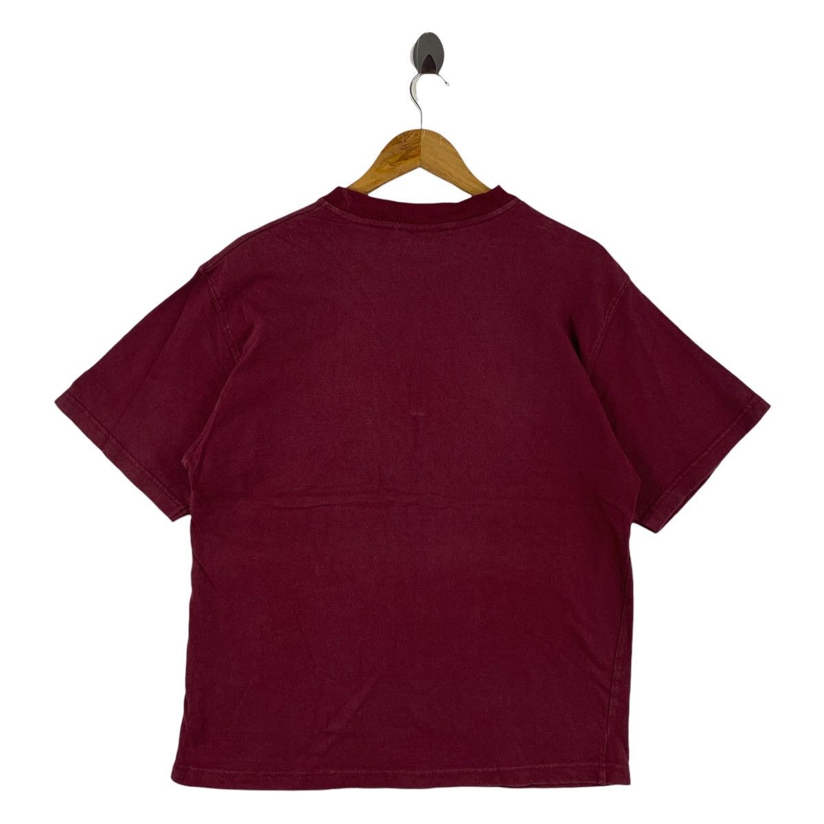 Fubu × Vintage Vintage FUBU collection spellout embroidery maroon tee Size US S / EU 44-46 / 1 - 4 Thumbnail
