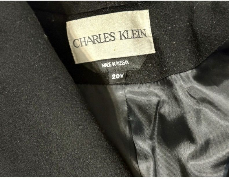 Other Vintage Charles Klein Black Wool Blend Coat – Size 20W Size 3XL / US 20-22 - 4 Thumbnail