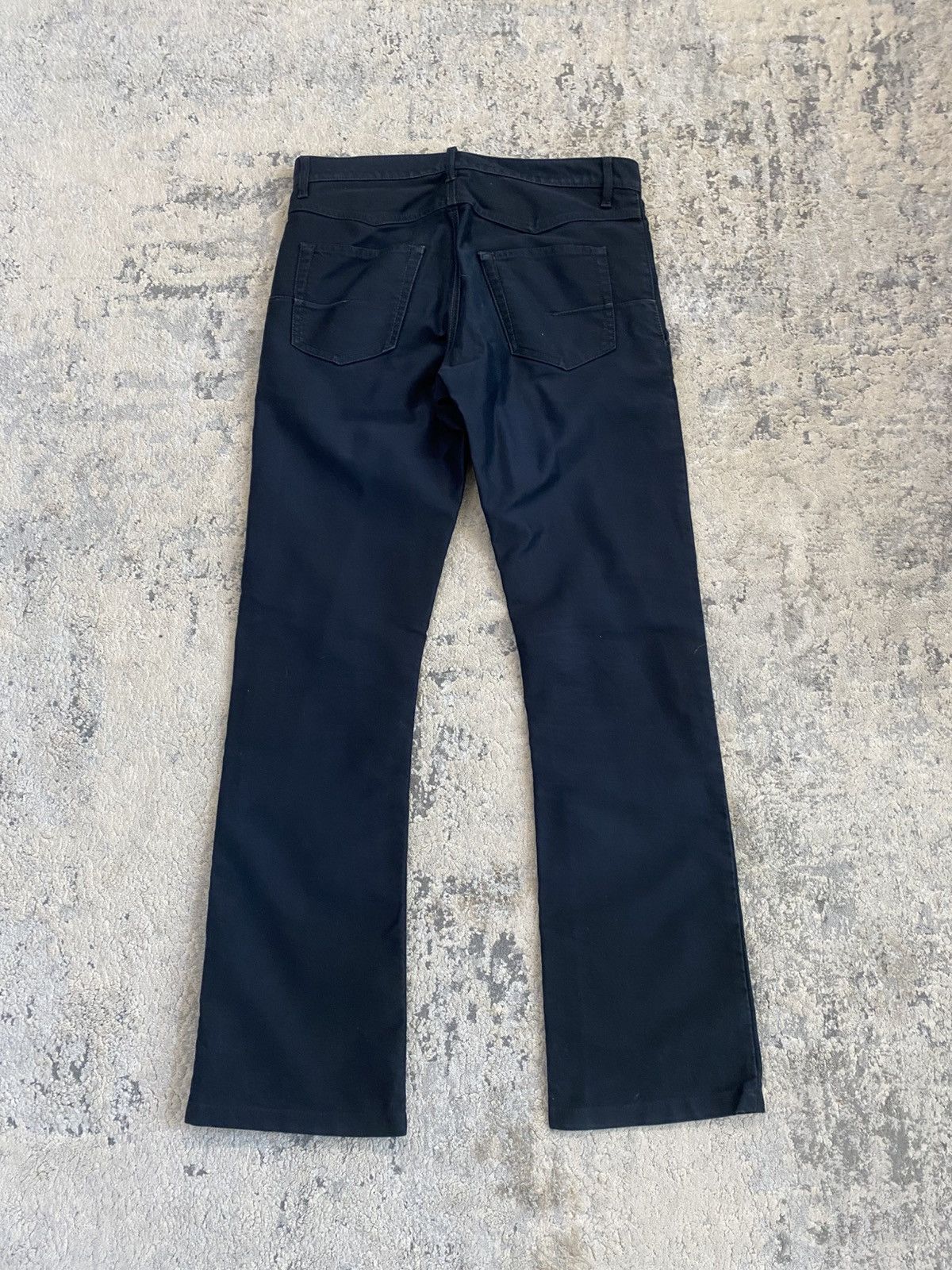 Dior Black Bootcut Pants Size US 30 / EU 46 - 6 Thumbnail