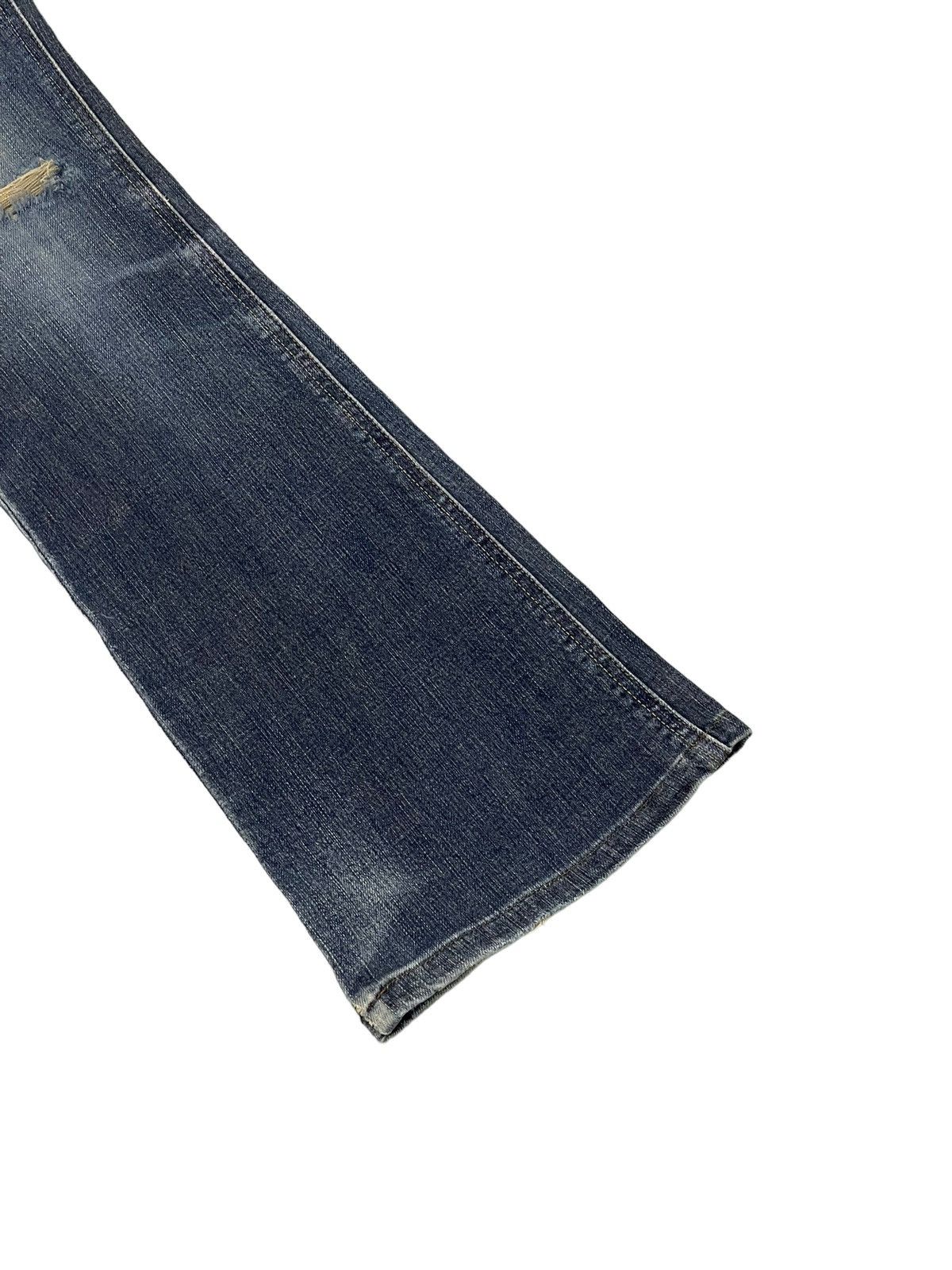 Edwin Flare Jeans Edwin Japan Stretch Distress Boot Cut 6🟦2 Size US 30 / EU 46 - 4 Thumbnail