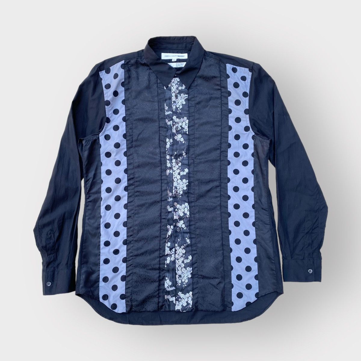 Comme des Garcons Comme Des Garcons Shirt Mix Fabric Patchwork Size US L / EU 52-54 / 3 - 1 Thumbnail